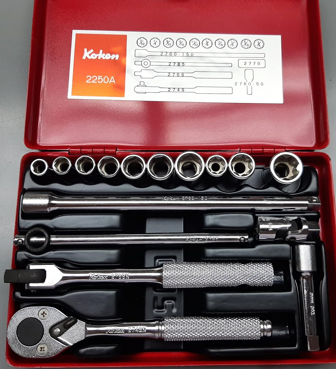 Koken USA Socket Set 1/4"Sq.Dr. Amazon.co.uk DIY & Tools