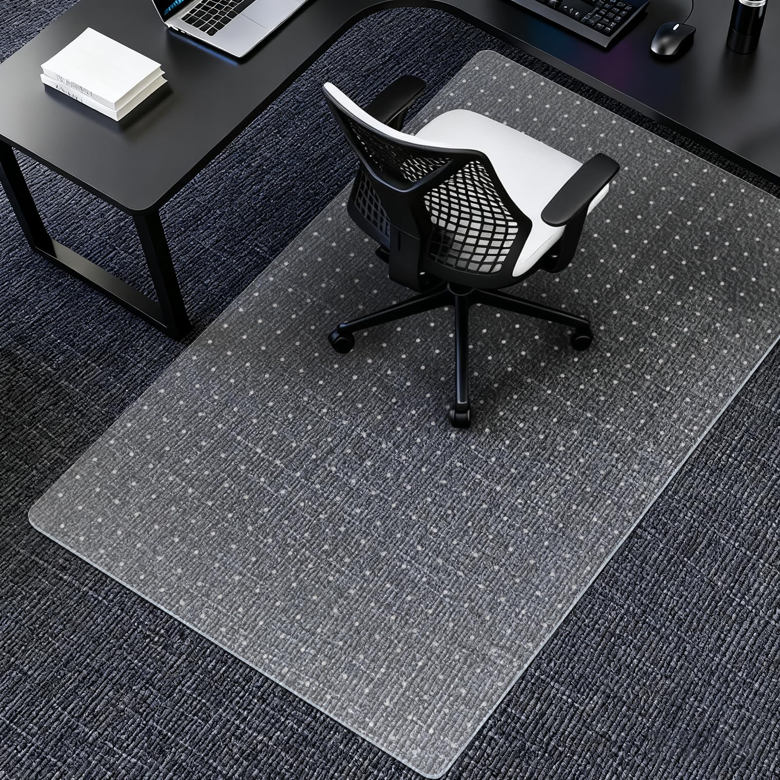 AiBOB Office Chair Mat for Carpet 32 x 48 Heavy Duty Computer Desk Chair Mats for Carpeted Floors