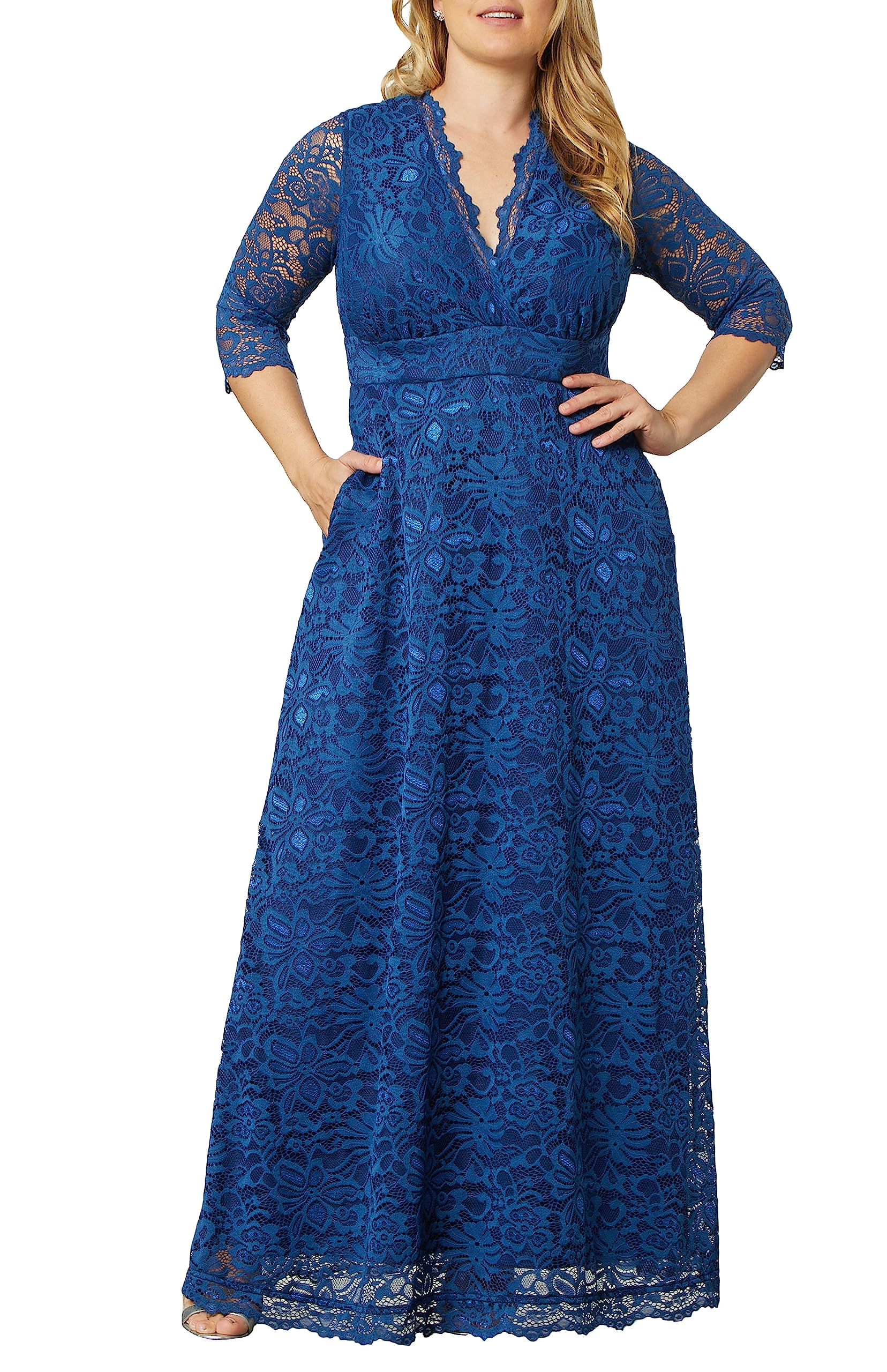 kiyonna plus size homecoming dress Izabella Stunning Long Sleeves Asymmetrical Sequin Short Homecoming Dresses, Teal main image 1