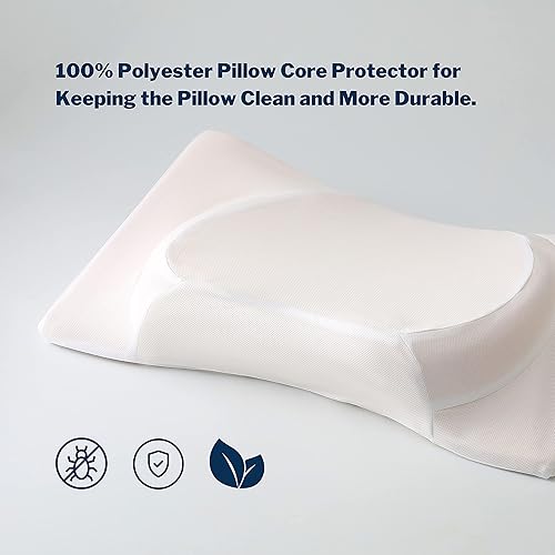 Miniatura 7 de Almohadas de espuma viscoelástica para aliviar el dolor de cuello y hombros, almohada cervical para el cuello se adapta perfectamente a los hombros,