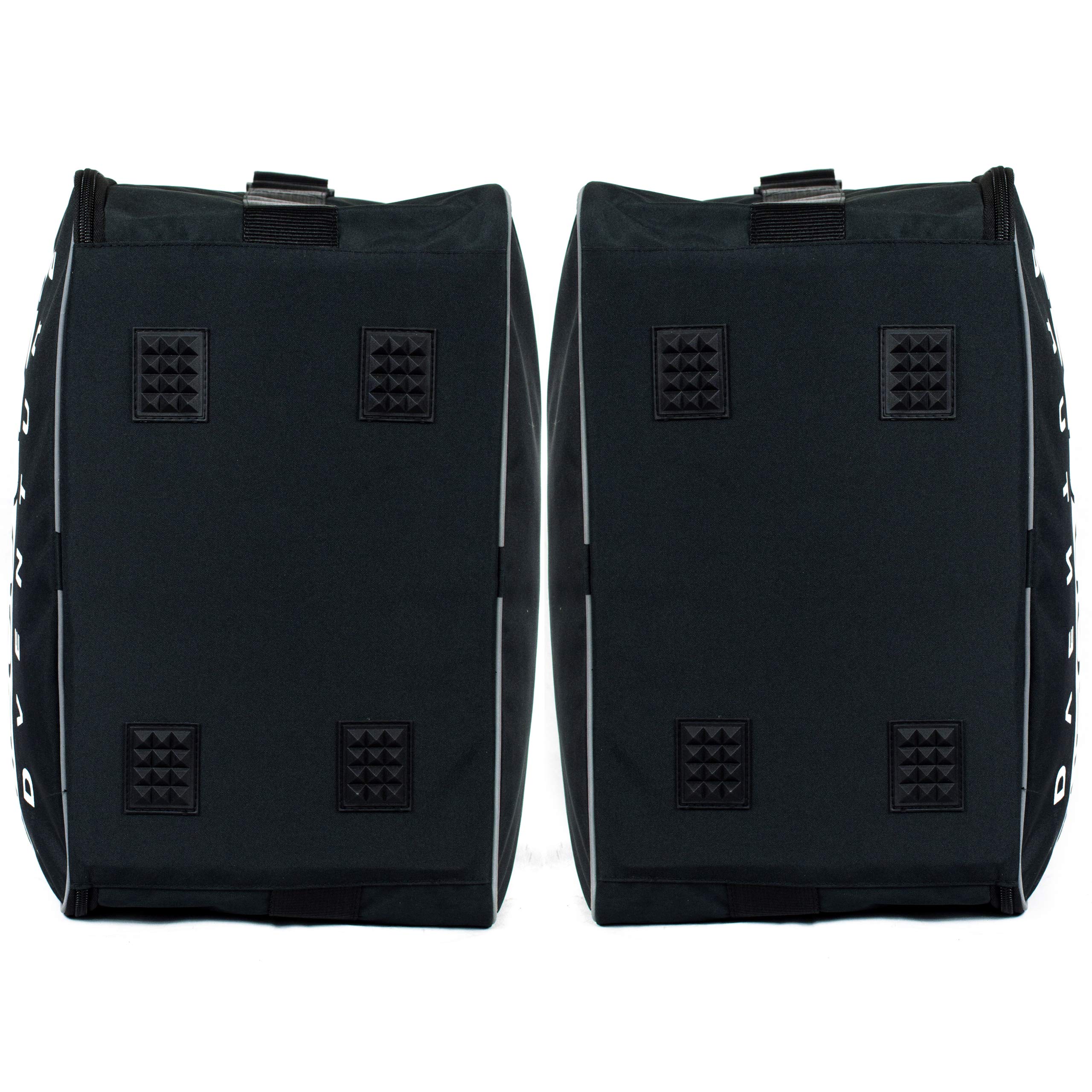 Great Bikers Gear Set di 3 borse laterali per BMW R1200GS Adventure GSA in alluminio, borsa da moto da turismo, borse interne (nero-P)
