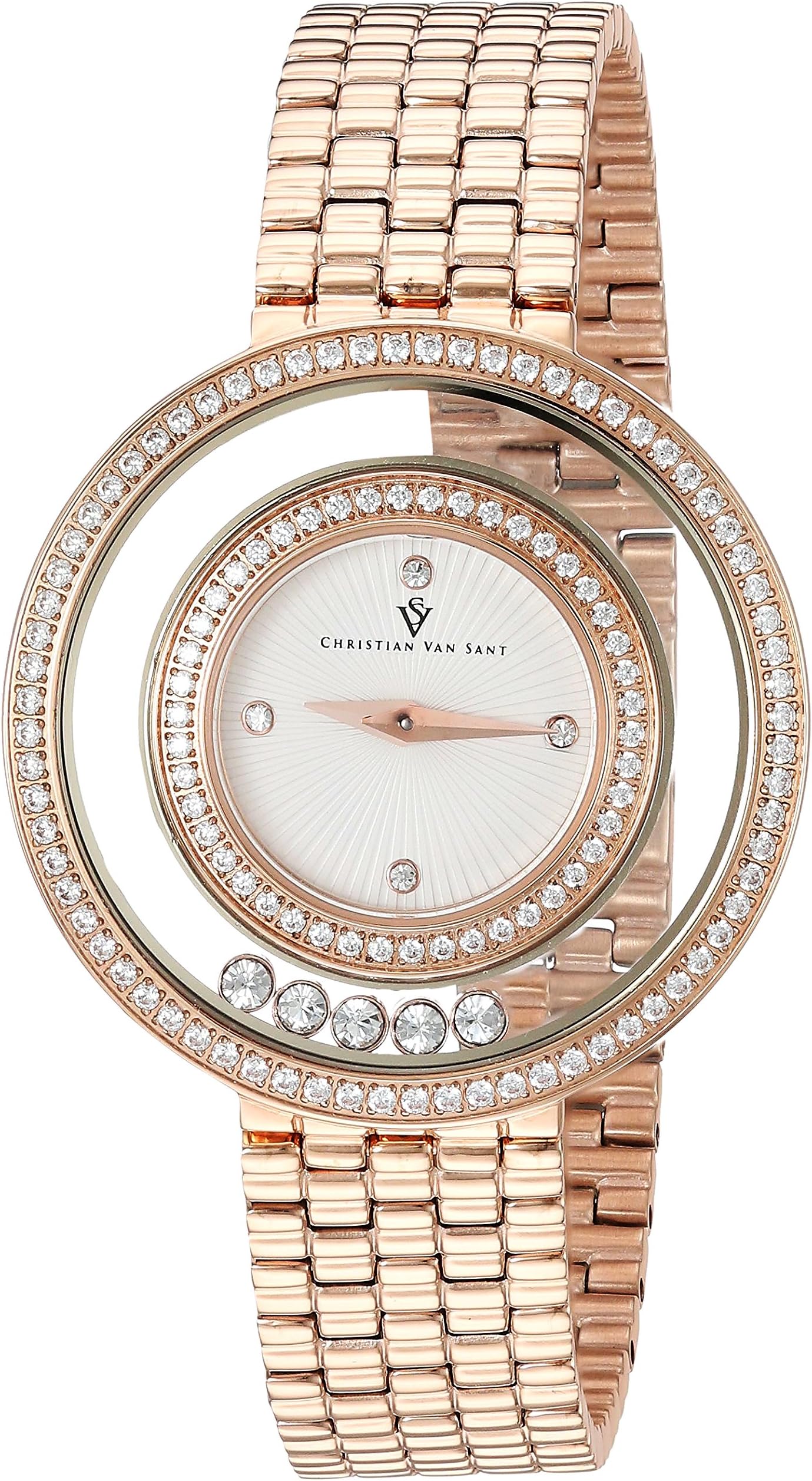 Women's CV4832 Gracieuse Analog Display Quartz Rose Gold Watch
