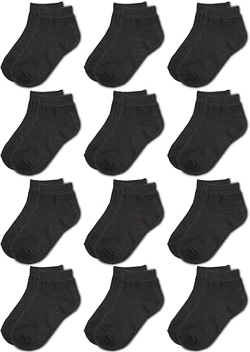 12 pares de calcetines de algodón para recién nacidos, para niños y niñas, de 0 a 24 meses