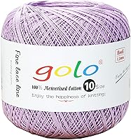 Vista 59 de golo 24 bolas hilo de ganchillo tamaño 10 hilo para tejer a mano hilo de ganchillo 10-24-1