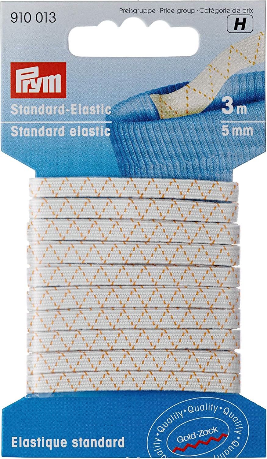 Prym Standard-Elastic 5 mm White