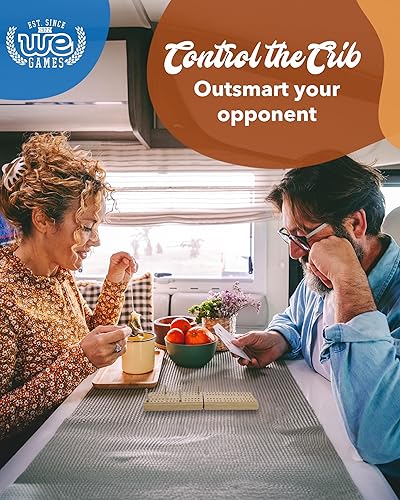 Miniatura 8 de WE Games Juego de mesa de cuna, tablero de cuna de viaje con ranura de almacenamiento y bolsa con cordón para almacenamiento de tarjetas, tablero