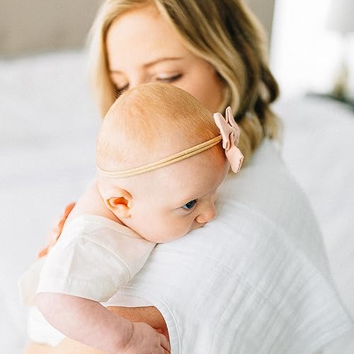 Miniatura 7 de Little Unicorn Paquete de 2 paños ultra absorbentes para eructos de alta calidad, suaves para la piel del bebé, tamaño más grande, diseño