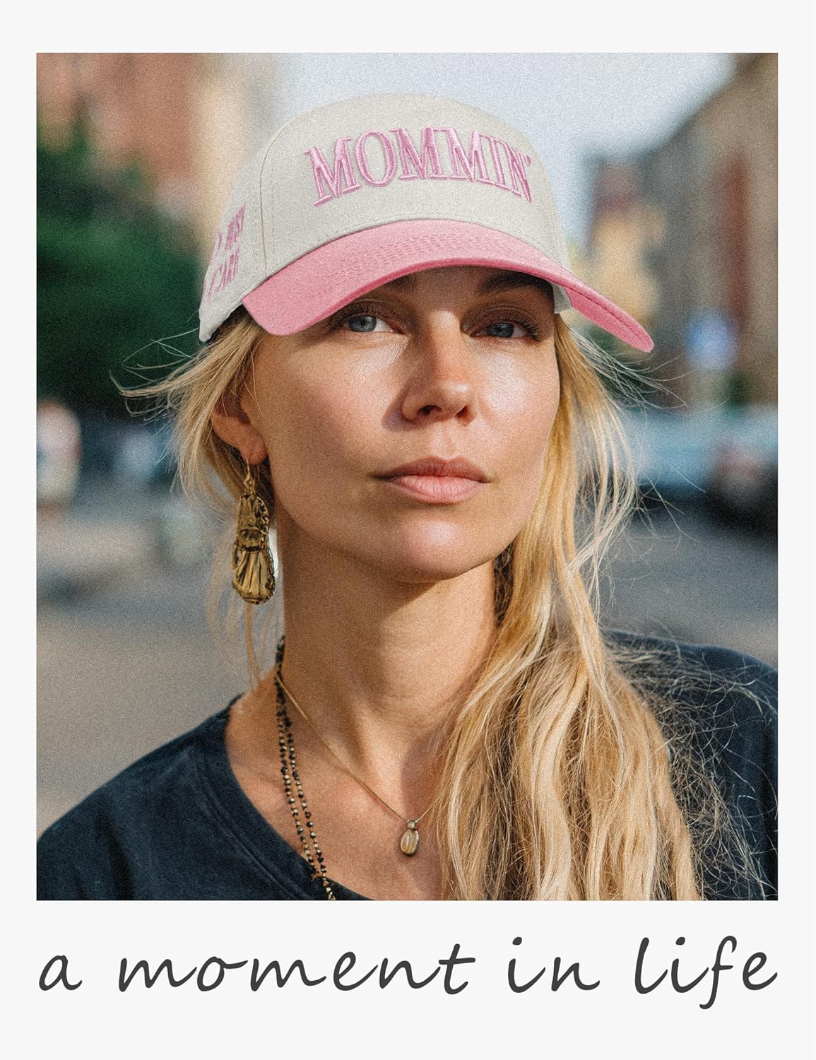 Mommin Trucker Hat for Women，Vintage Embroidered Baseball Cap，Mom Essentials Funny Gifts for Mothers Day - Image 8