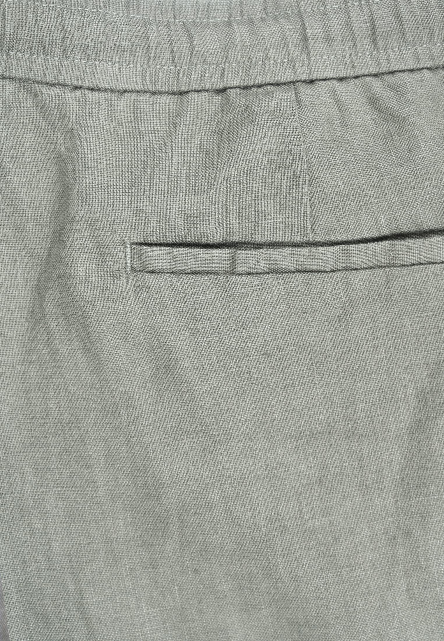 Ciabalù Pantalone Uomo Lino Elegante Pantaloni Capri Estivo Fresco e Comodi Tasca America Taglie Forti