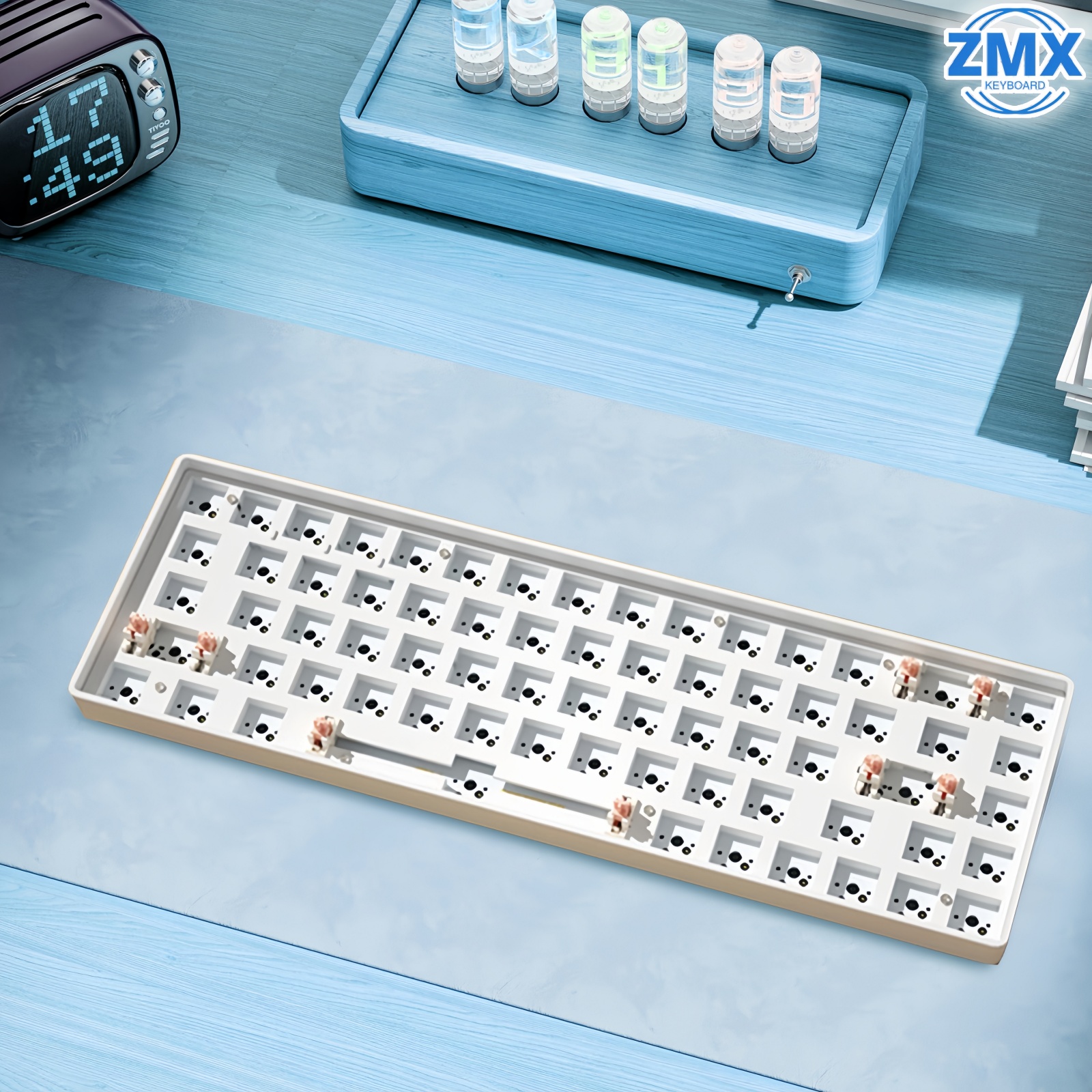 Amazon.com: ZMX CIY68 Mechanical Keyboard Kit,65% Wireless