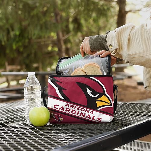 Miniatura 65 de FOCO NFL Unisex-Adult NFL Team Big Logo Stripe 6 Pack Coolers