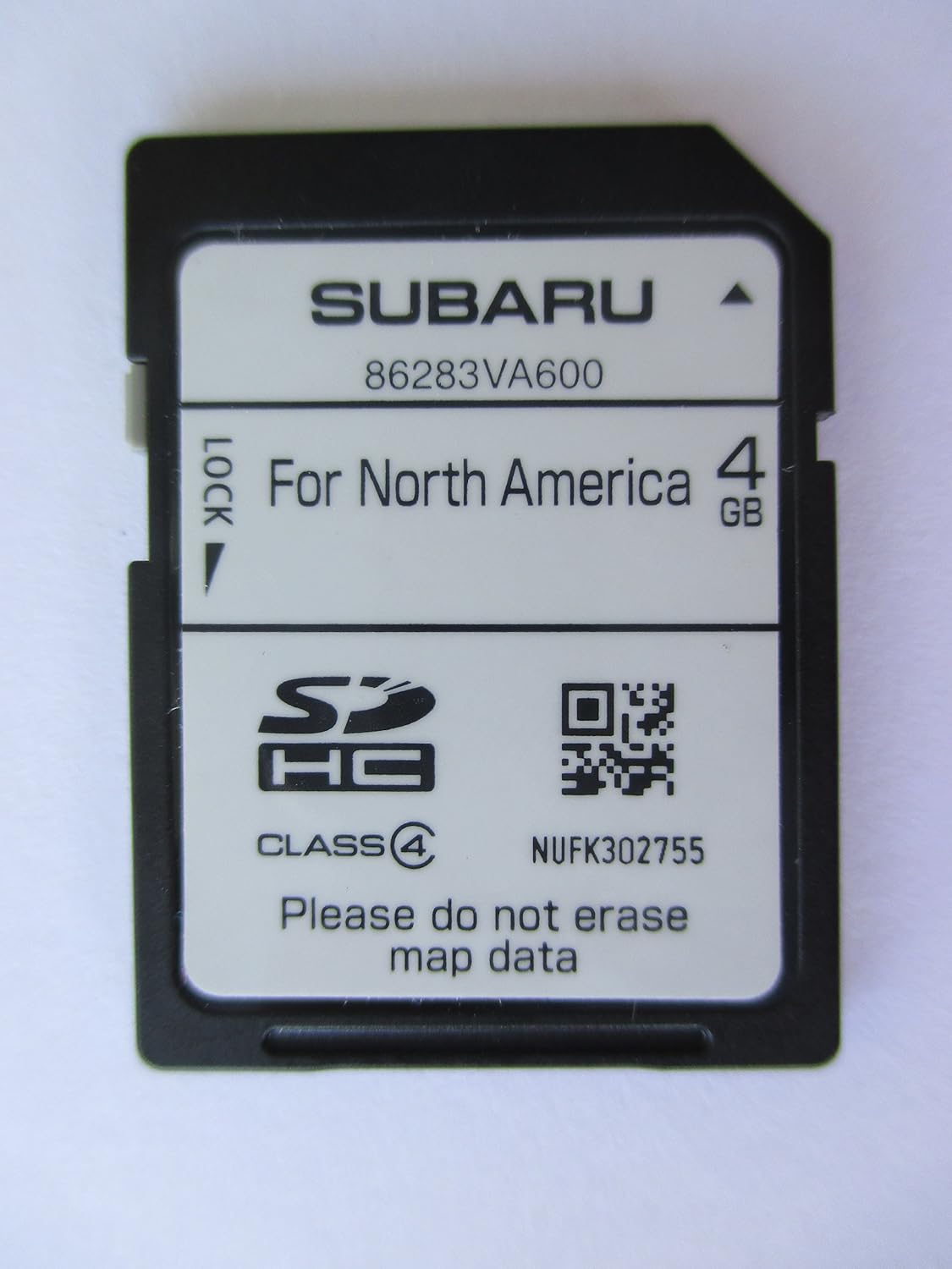 VA600 2015 SUBARU WRX/STI SD Navigation Card,GPS CHIP, MAP Data for North America, USA/Canada Part Number 86283VA600