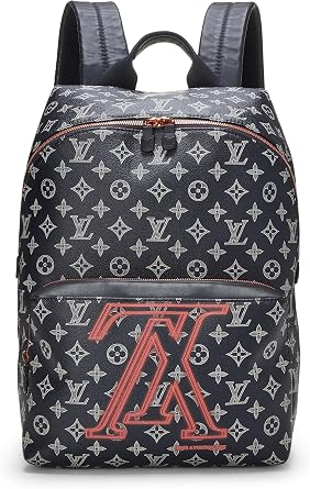 Pre-Loved Upside Down Monogram Canvas Apollo Backpack, Navy