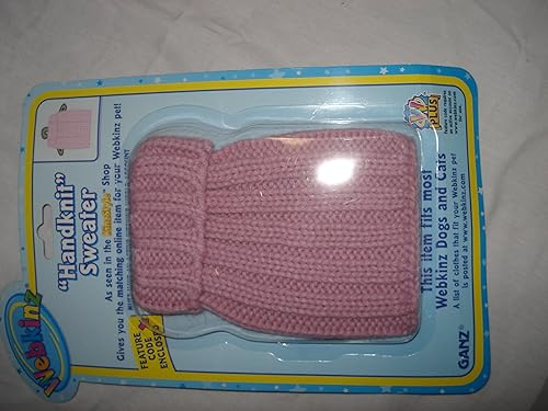 we0000725 Handknit Sweater WebkinzRopa nuevo Código Sellado con etiqueta
