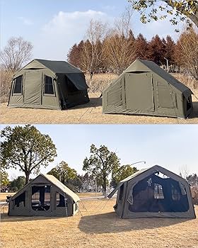 Amazon.co.jp: GOTENTIFY インフレータブルテント エアー アーミー