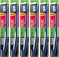 Vista 6 de Dr. Collins Perio Plus - Cepillo de dientes compacto, (los colores varían) (paquete de 3)