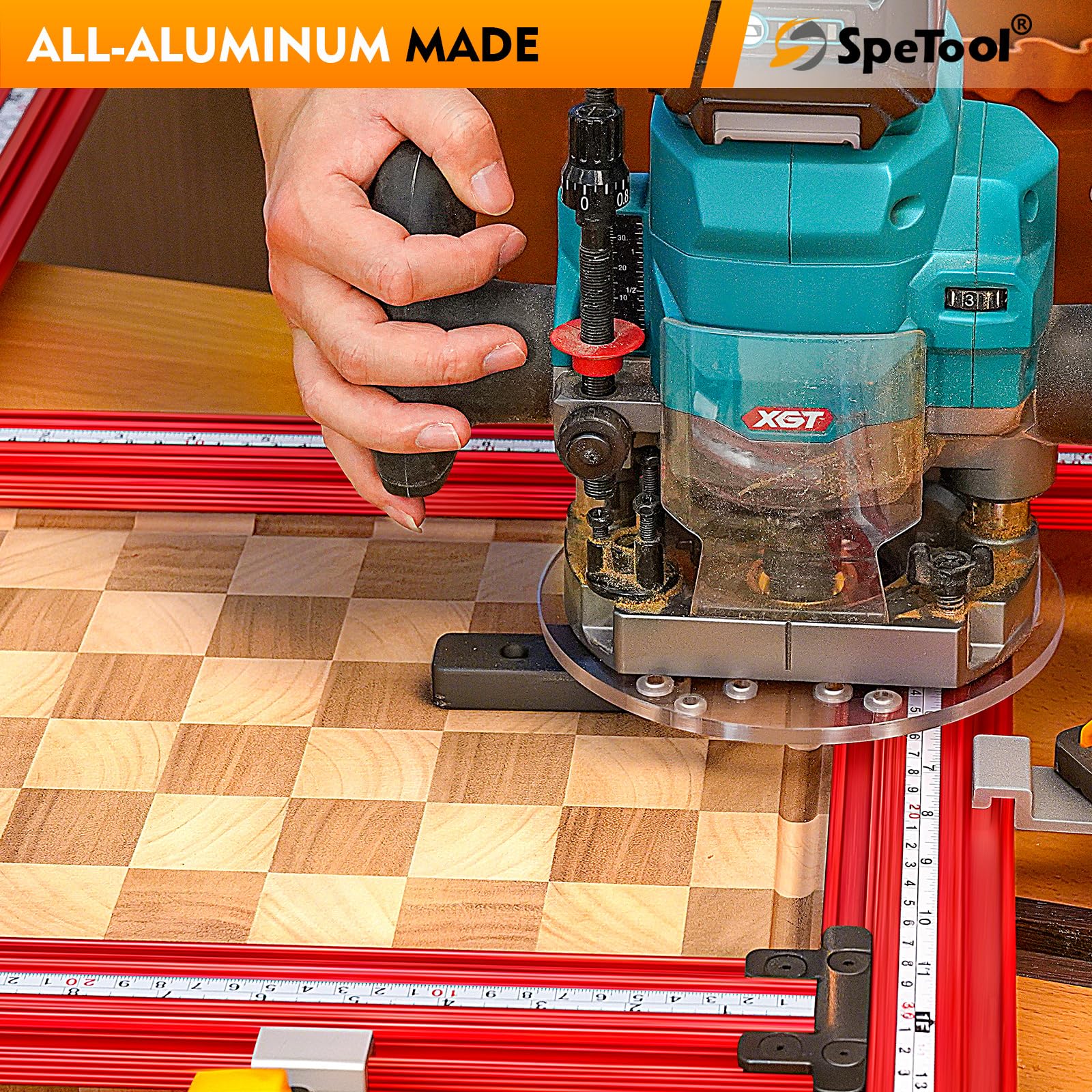Snapklik.com : SpeTool Juice Groove Router Jig, Adjustable Router Jigs ...