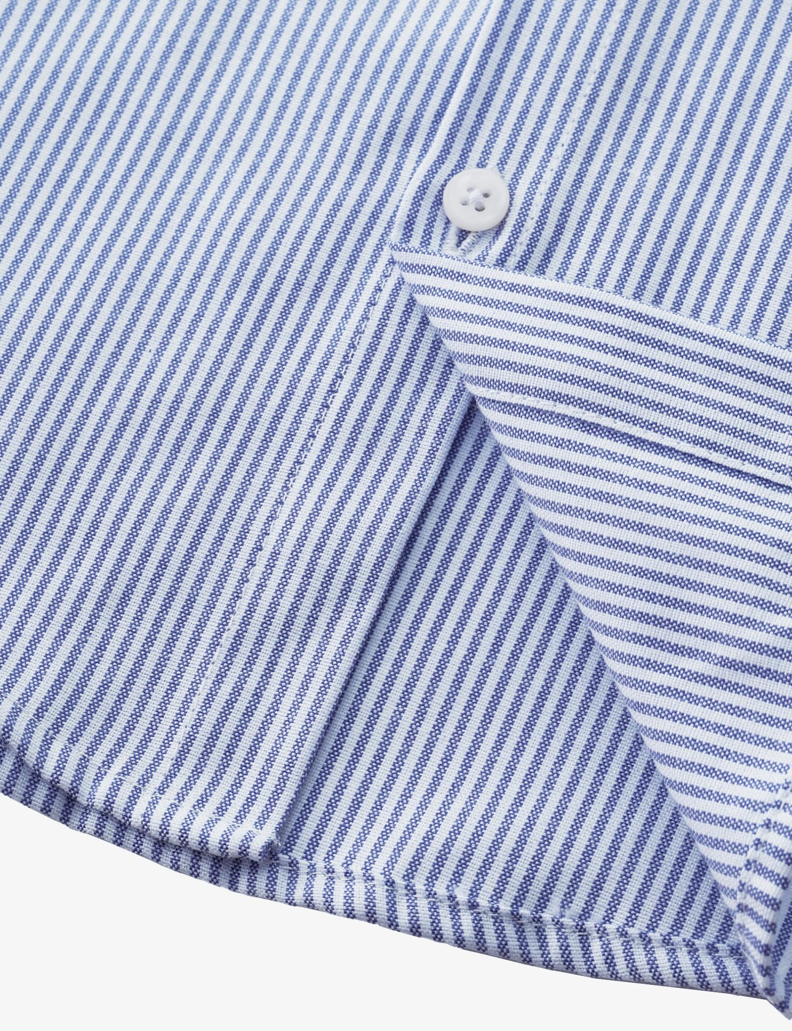 JOGAL Jungen Langarm Oxford Hemden Regular Fit Freizeithemd Kinder Gestreiftes Hemd für 6-14 Jahre