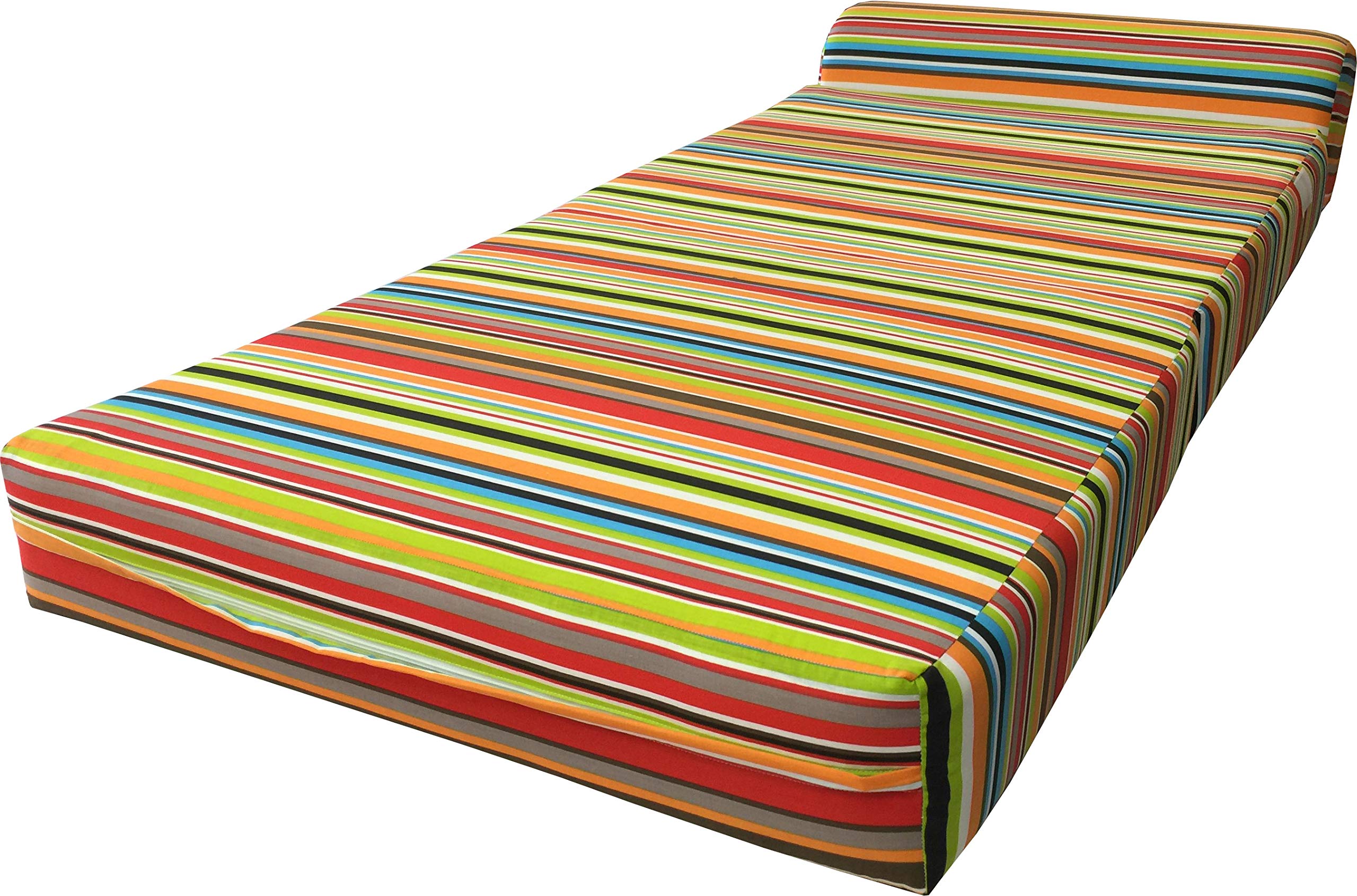 Buy D&D Futon Furniture Multi Colors Stripes Sleeper Chair Folding Foam