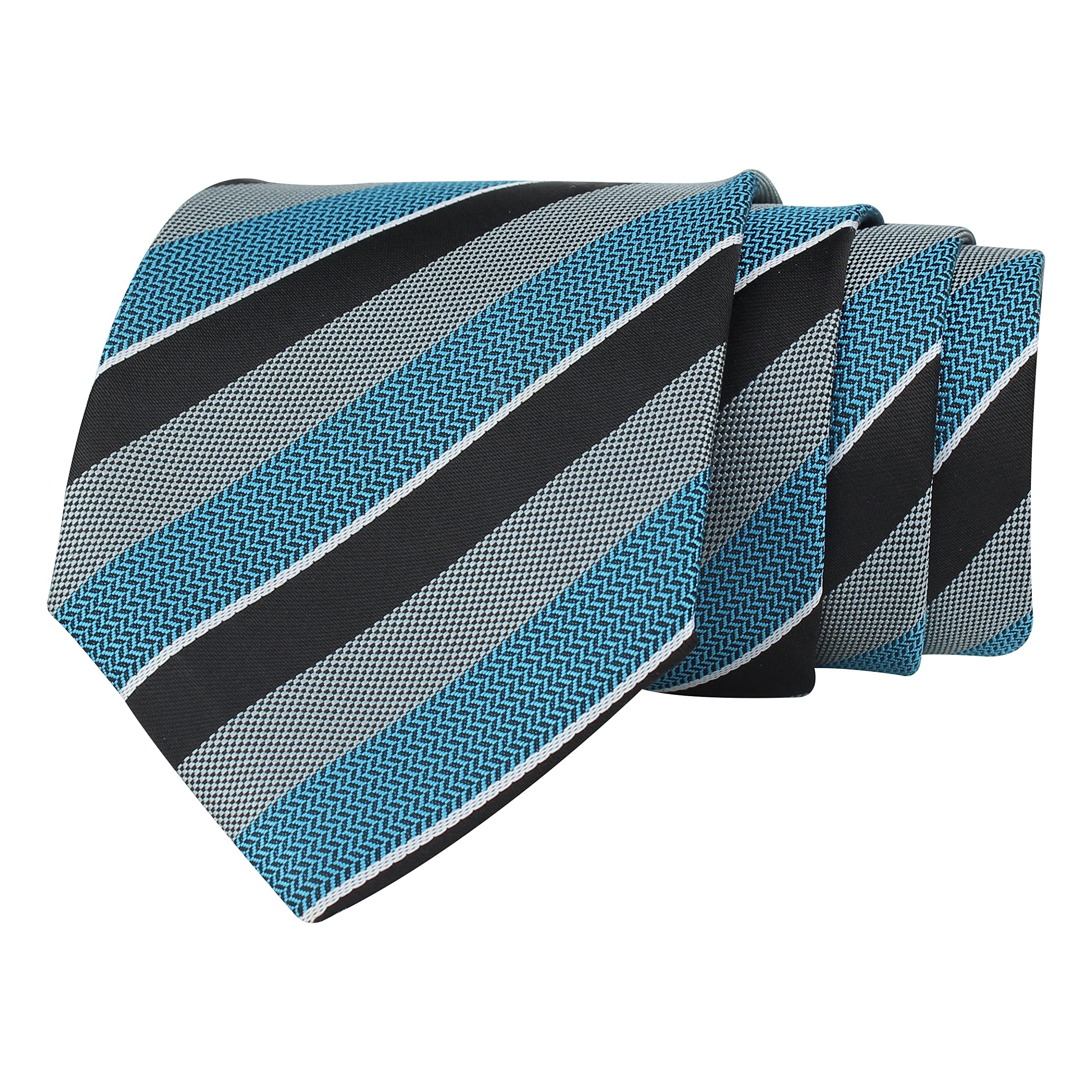 KovoveKavove The Magma Striped Blue Necktie For Men