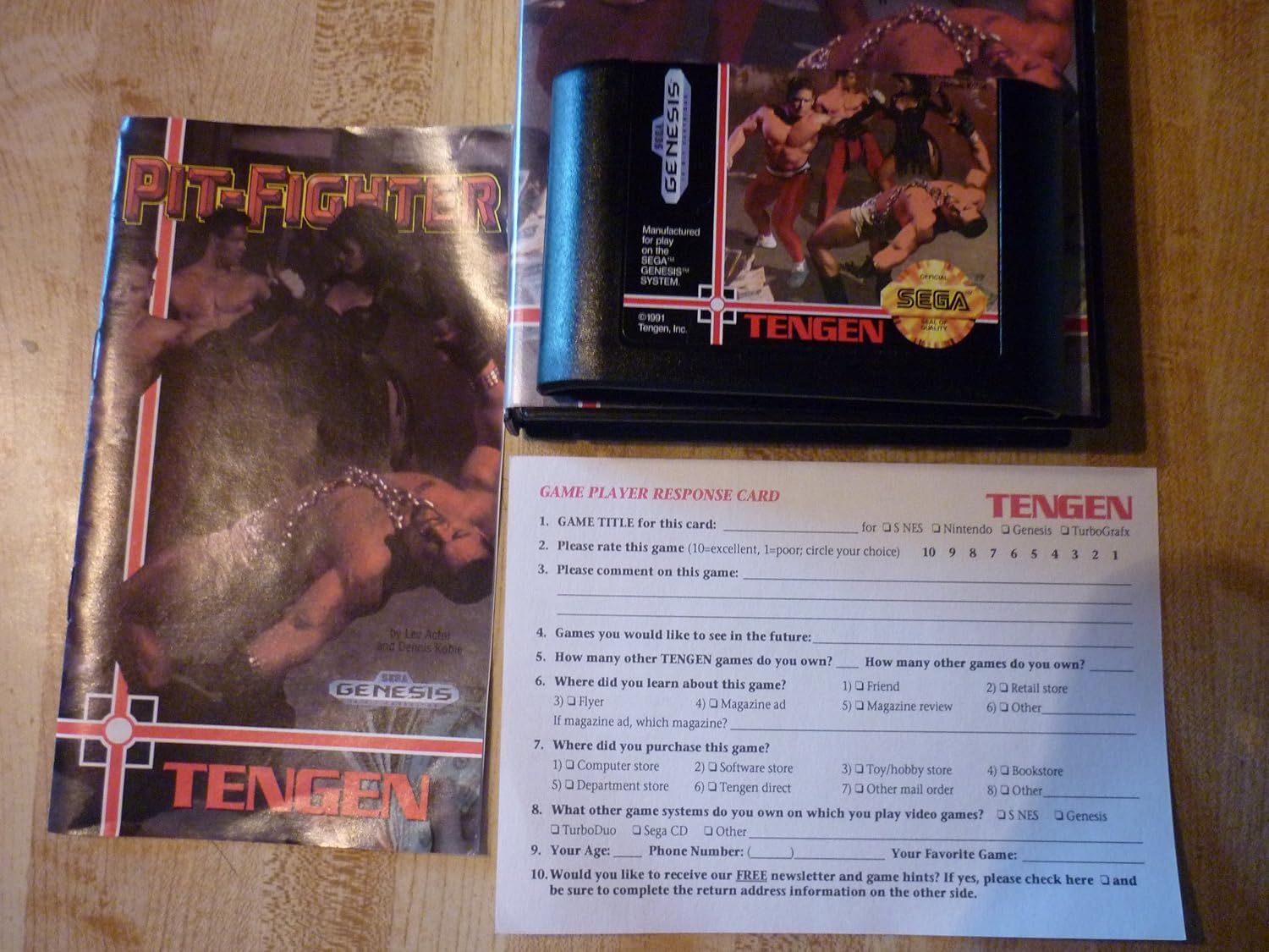 Pitfighter - Sega Genesis (Renewed)
