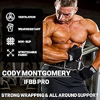 Vista 2 de Guantes de elevación Schiek 540 Platinum - ¡Garantía de un año!