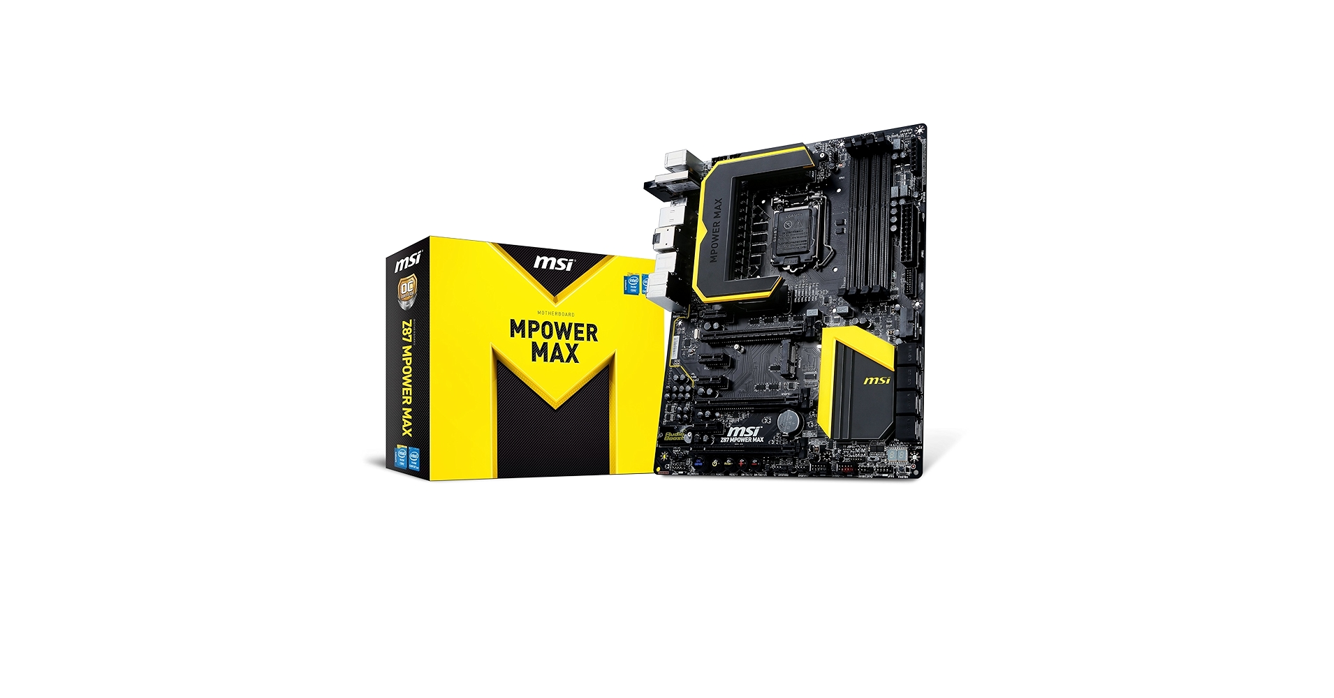 動作品 マザーボードセット（CPU＋MB＋MEM）/#249ms ASUS Z97M-PLUS / OVERCLOCK WORKS