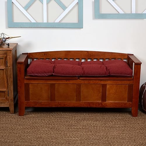 Miniatura 3 de Klear Vu The Gripper Omega - Cojín de banco antideslizante para muebles de interior, almacenamiento de entrada, ventana de bahía, rincón de esquina