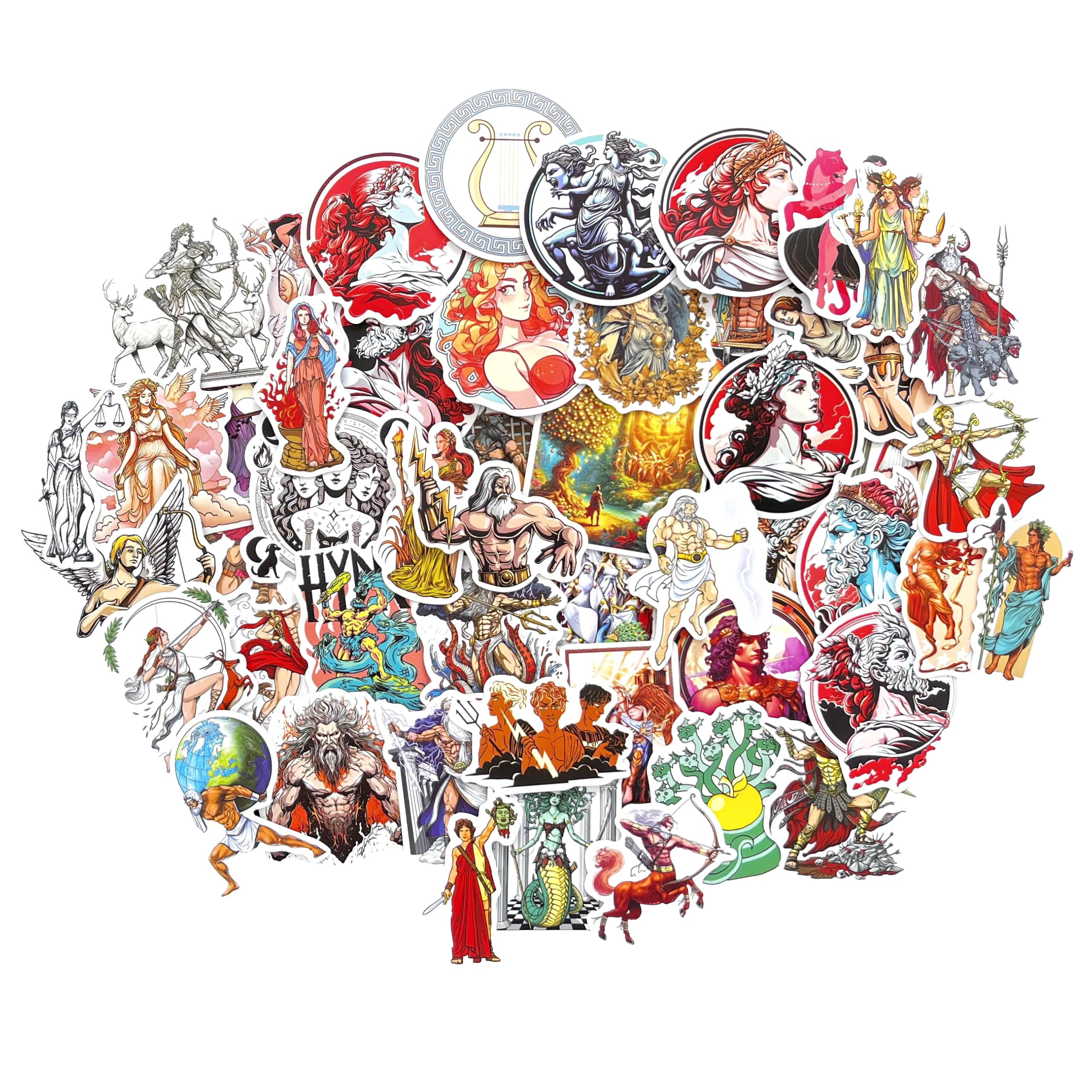 Tarifa United Greek Mythology Stickers For Children Cute Sticker Greek Gods Greek Myths Laptop Stickers Scrapbook Decals For Adults Stickers Aesthetic Craft Greek Mythology Greek Goddess Ancient Greek