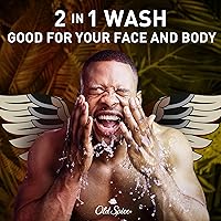 Vista 3 de Old Spice Gel de baño limpiador para hombres, defensa 3X, ducha fresca 24/7 con aroma duradero, lavado corporal y facial 2 en 1, Eaglefangs