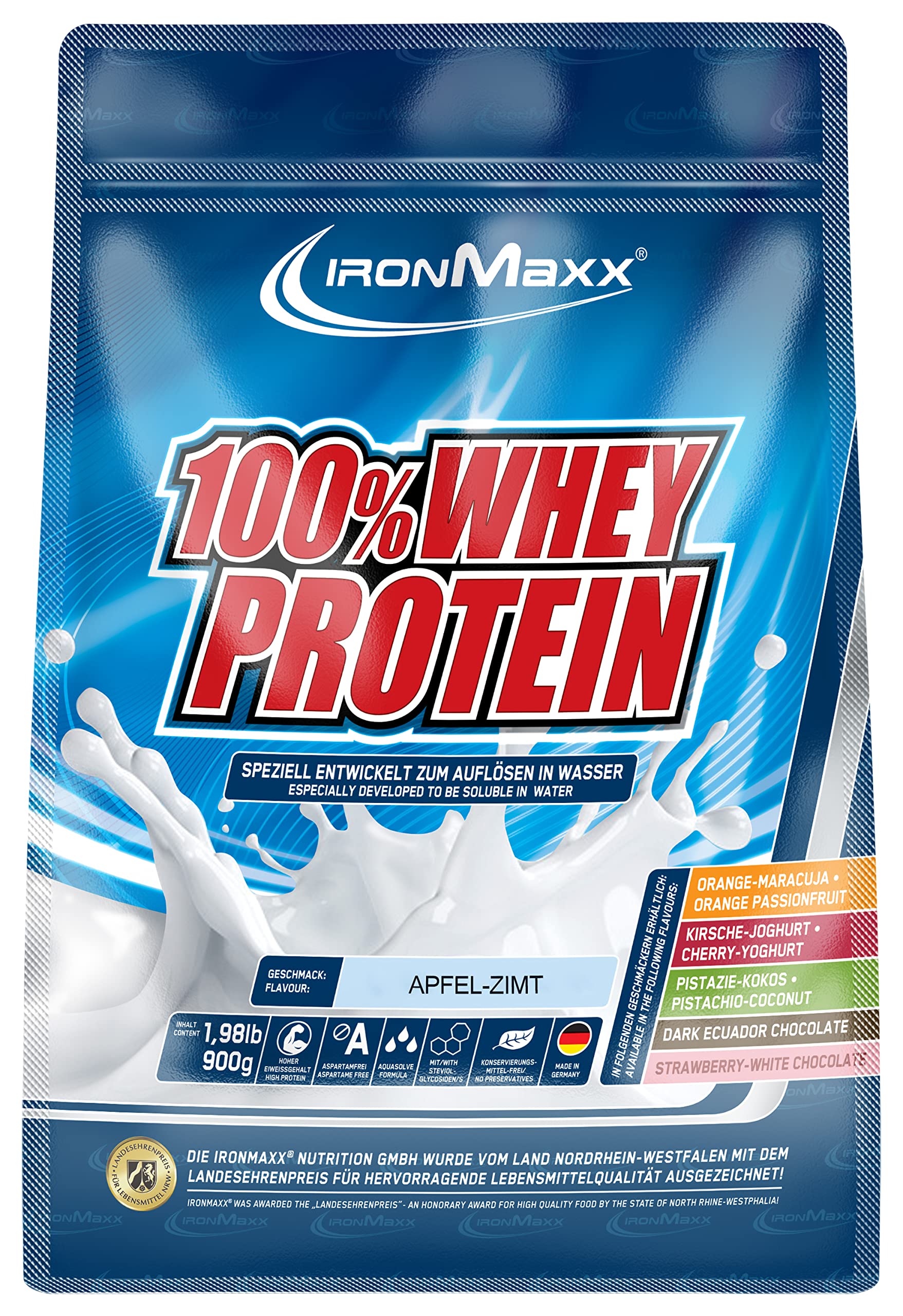 100 Percent Whey Protein Apple Cinnamon Powder