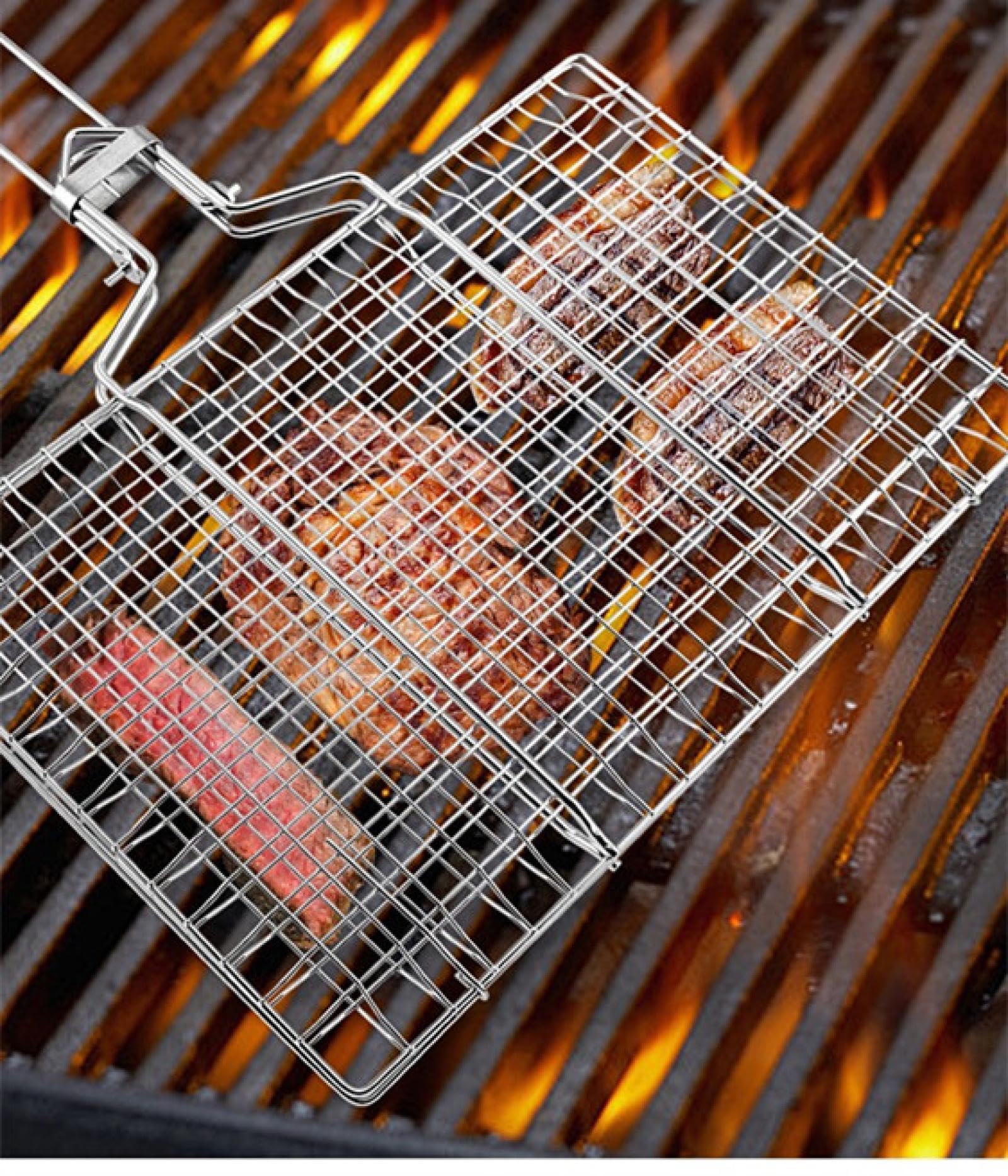 Amazon | 魚焼き網 挟む 焼き網 304ステンレス 魚焼き網 魚焼きグリル