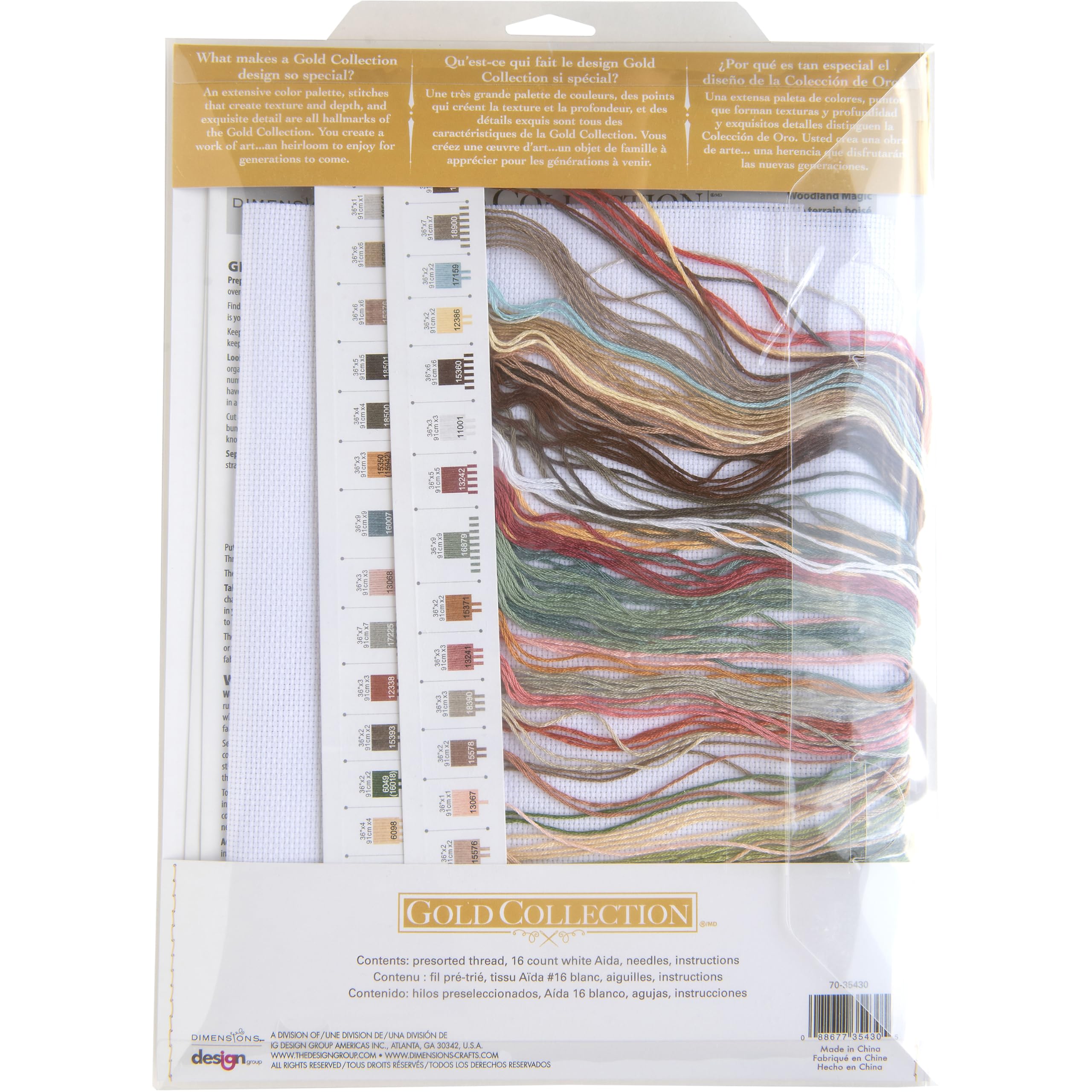 Dimensions Woodland Stack Counted Cross Stitch Martinique