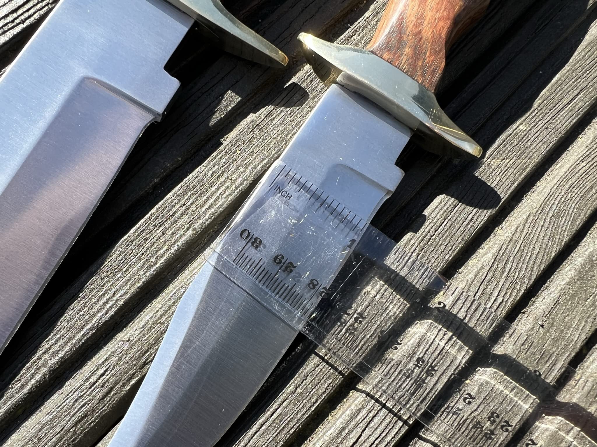 Perkin Feststehende Jagdmesser-Set 2-teiliges Jagdmesser-Set mit Scheide aus Bowie-Messern