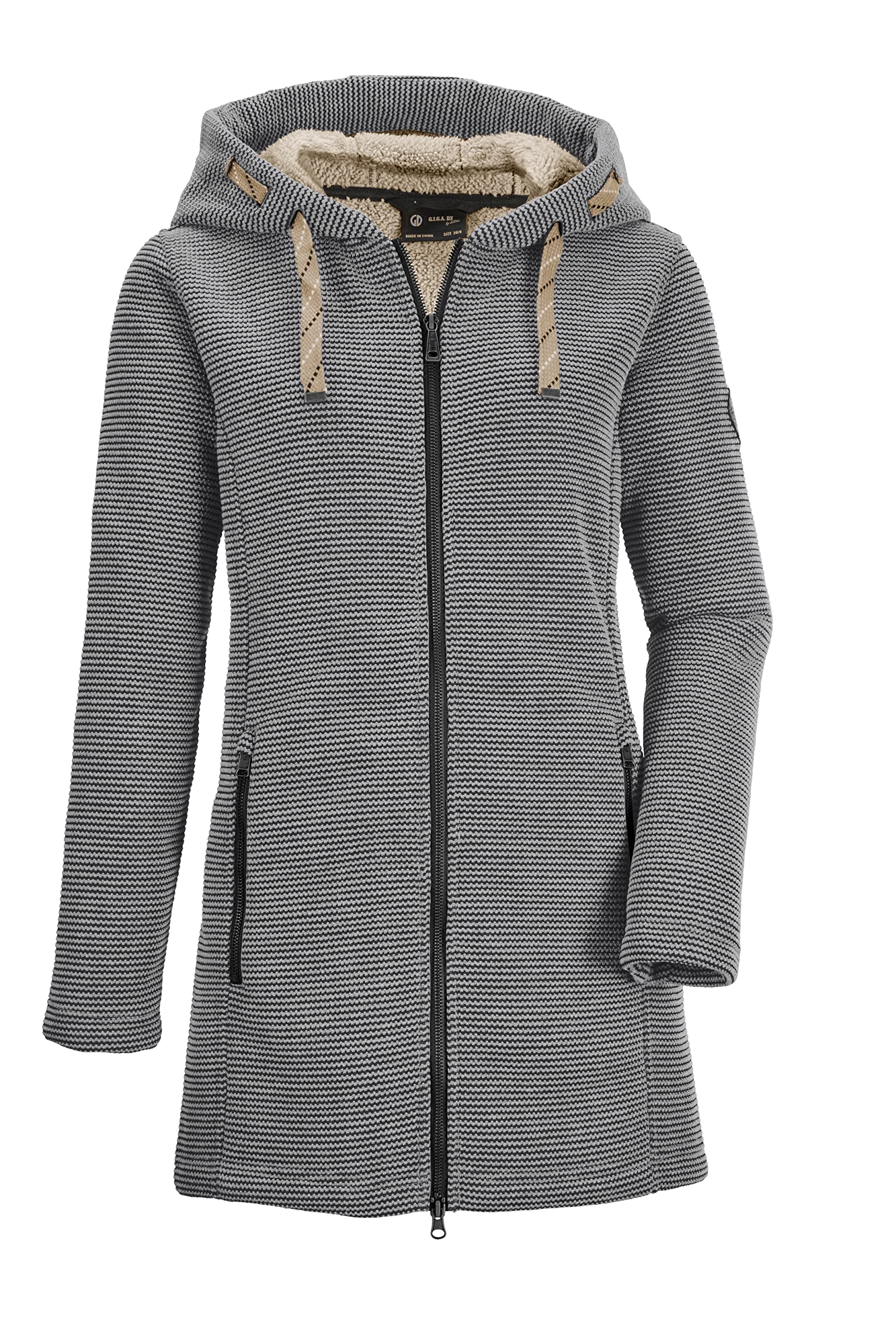 G.I.G.A. DX Casualowa parka polarowa/kurtka polarowa z kapturem Kobiety Gw 54 Wmn Kntflc Prk