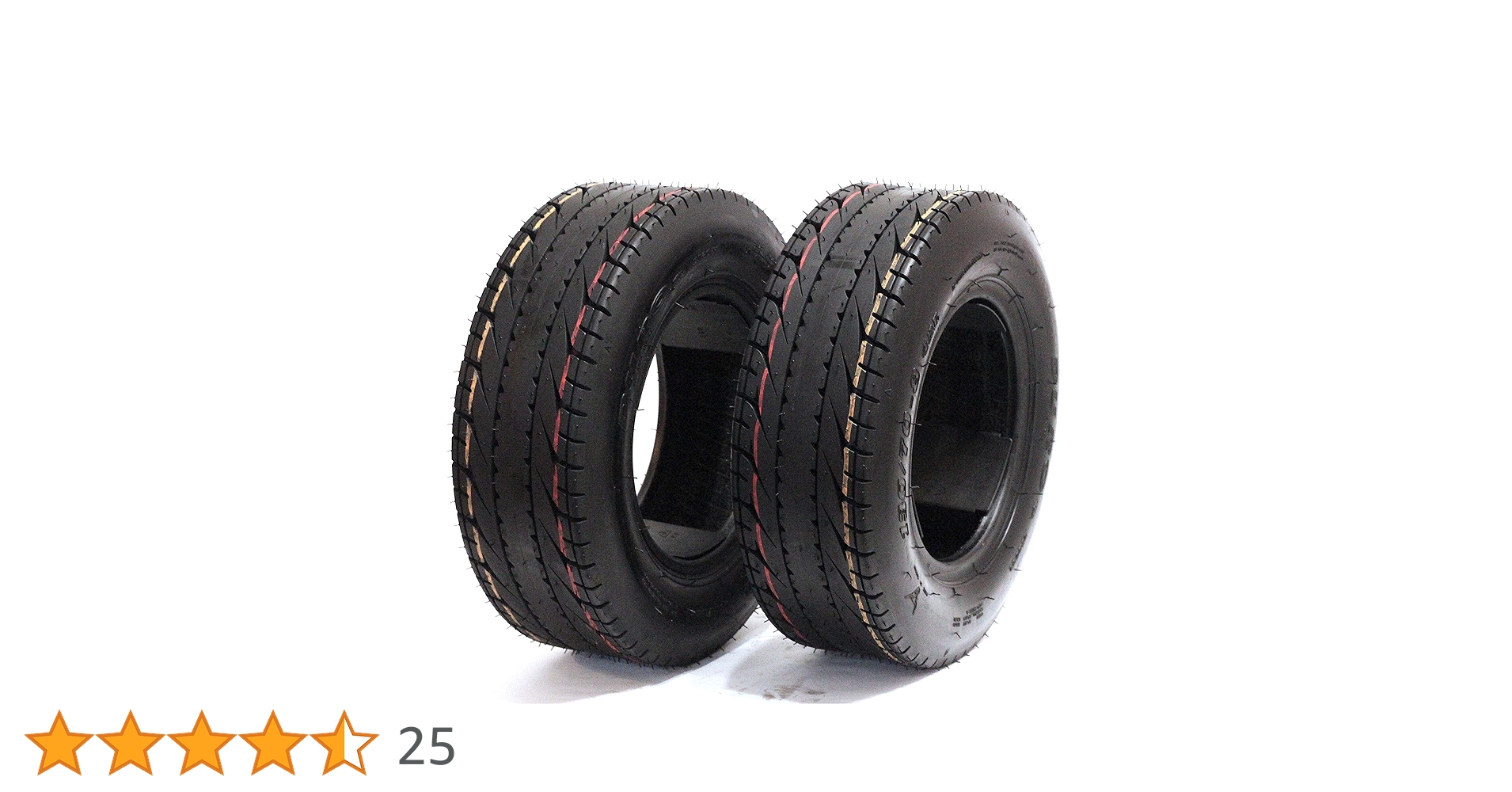 Amazon | 2本セット 130/70-8 42L TL 4サイクル ジャイロ