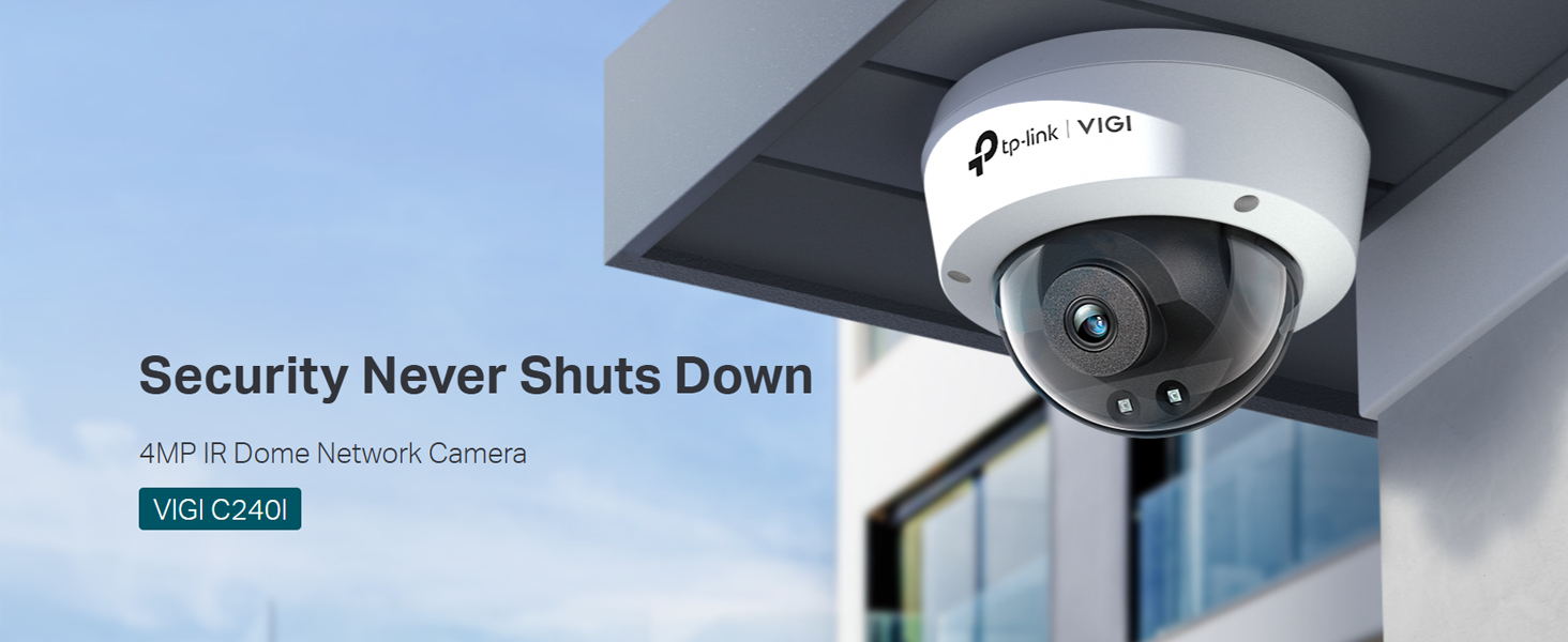 Buy TP-Link VIGI C240I(2.8mm) 4MP IR Dome Network Camera