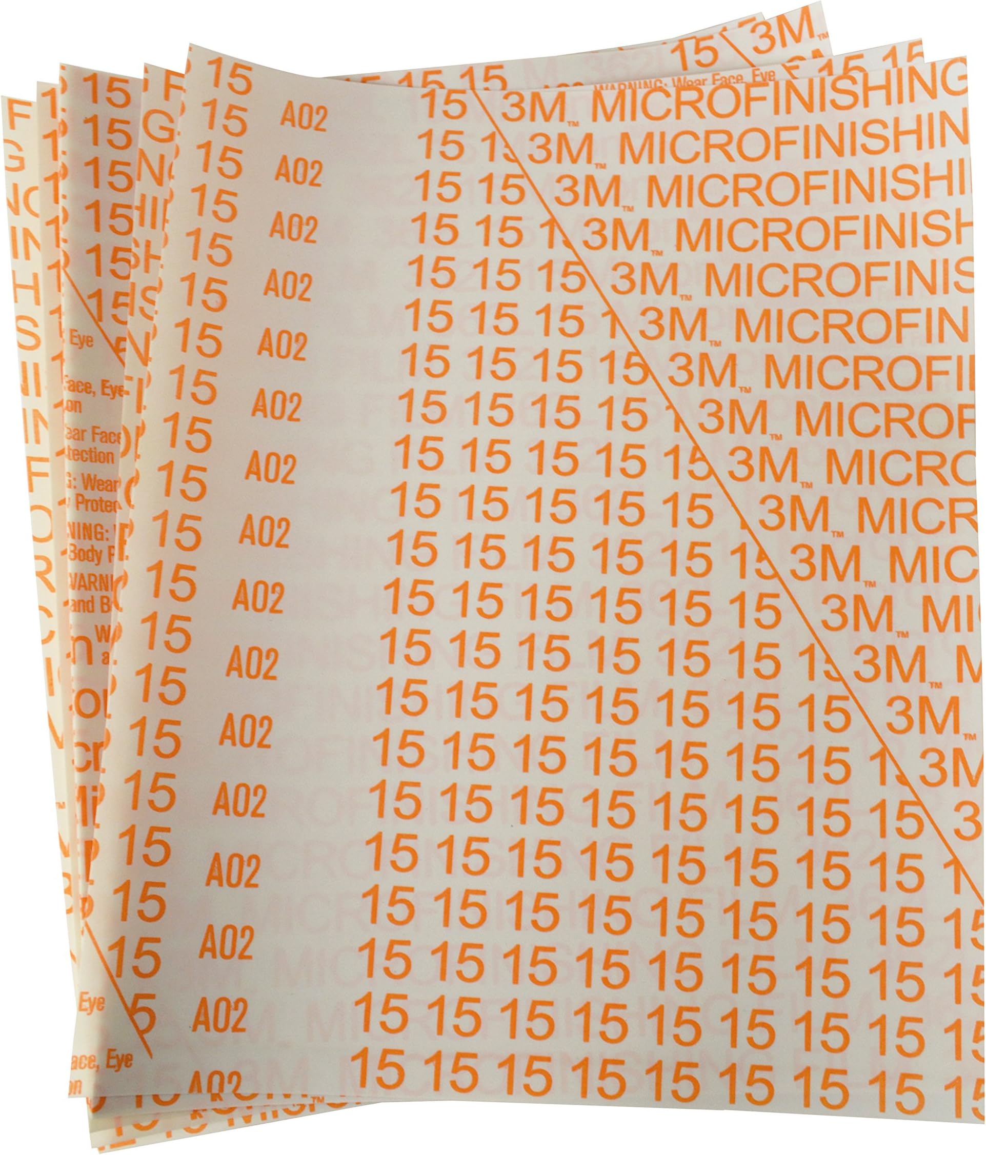 10/Pk 8-1/2" x 11" 3M Imperial Micro-Finishing Film 15 Micron 600 Grit Jewelry Making Abrasive Wet or Dry Polishing Sheets