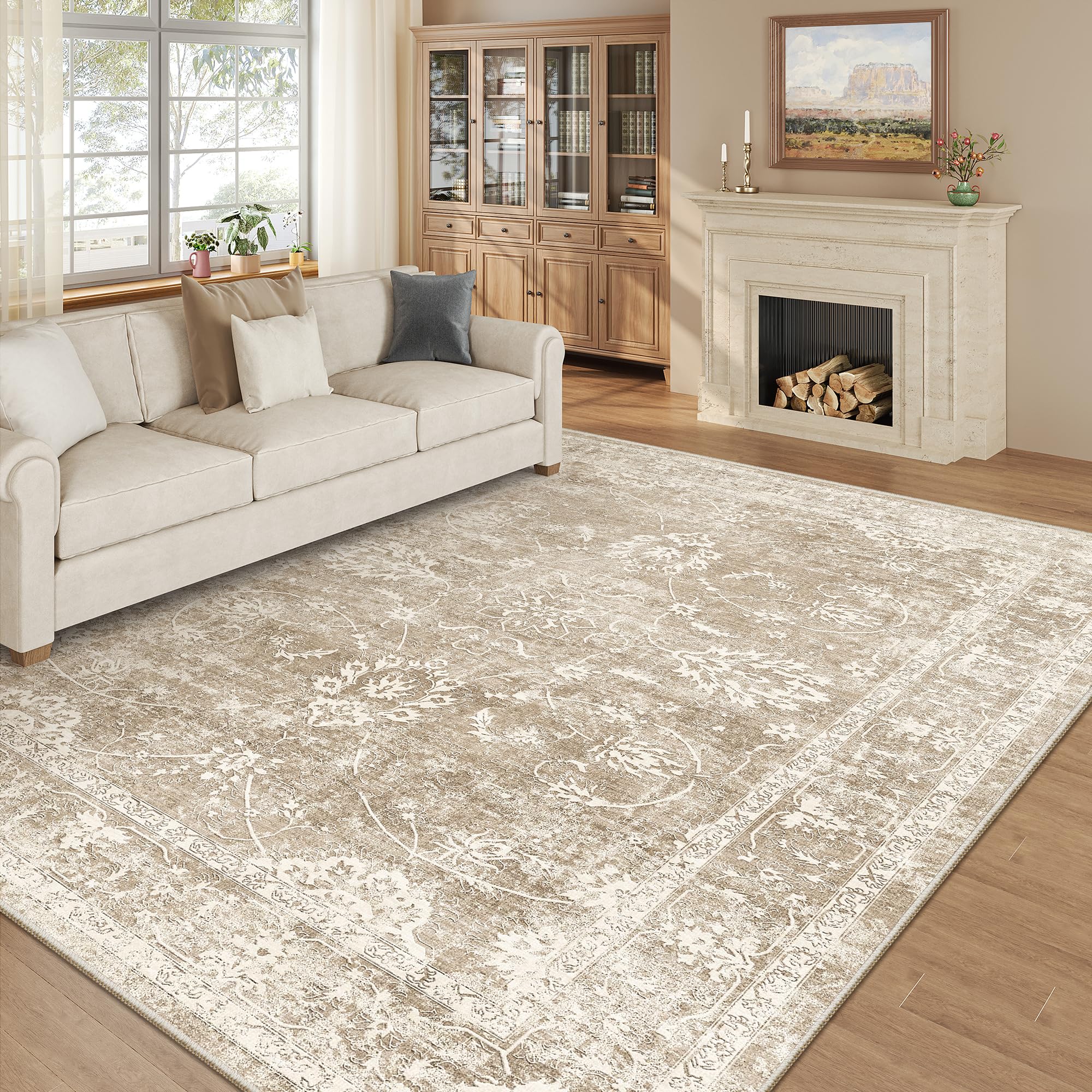 Amazon.com: Madane 5x7 Area Rugs for Living Room, Washable Vintage