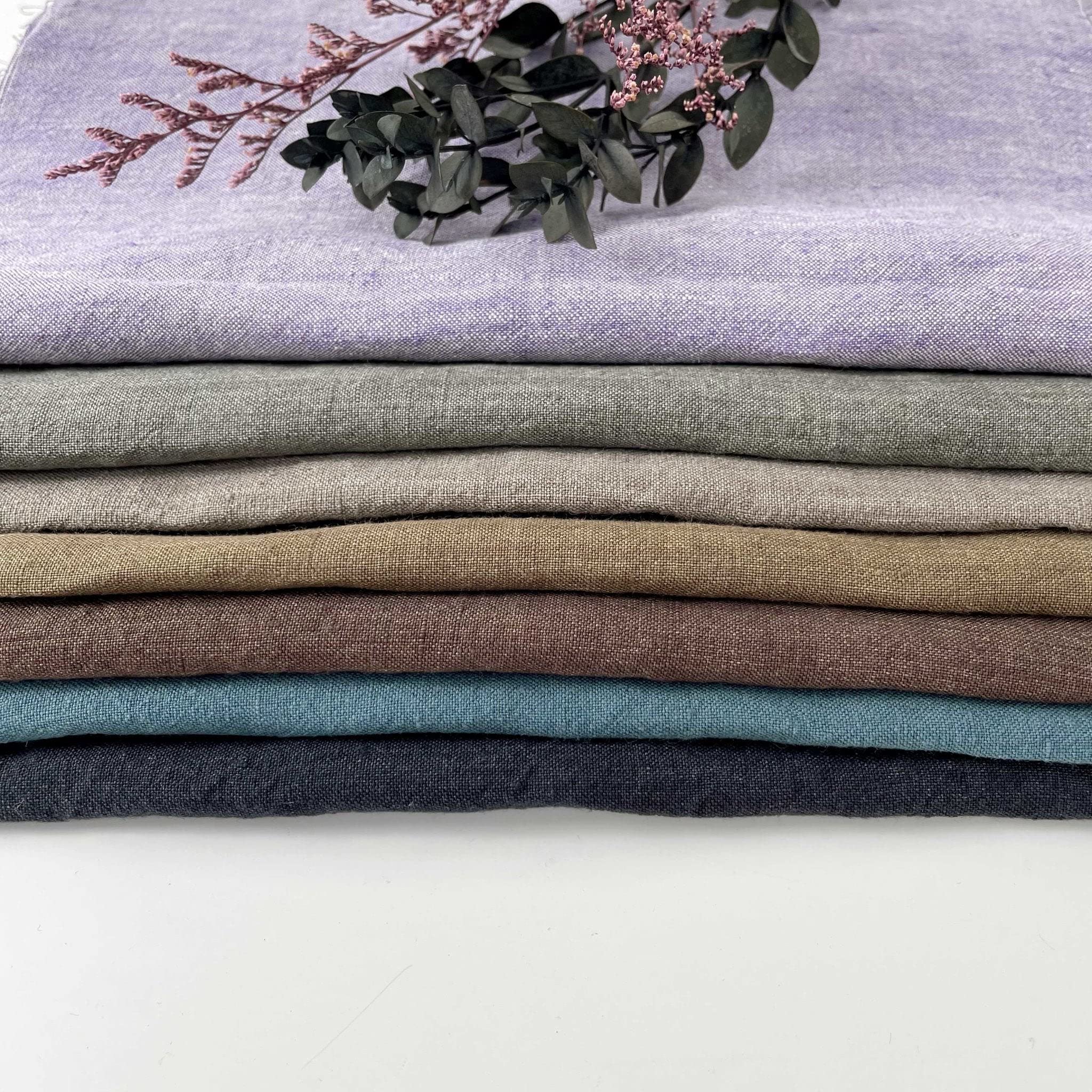 オーダー用　リネン生地一覧 リネン生地の通販｜生地の森-【ワイド幅】 ワイド幅ベルギーリネン60