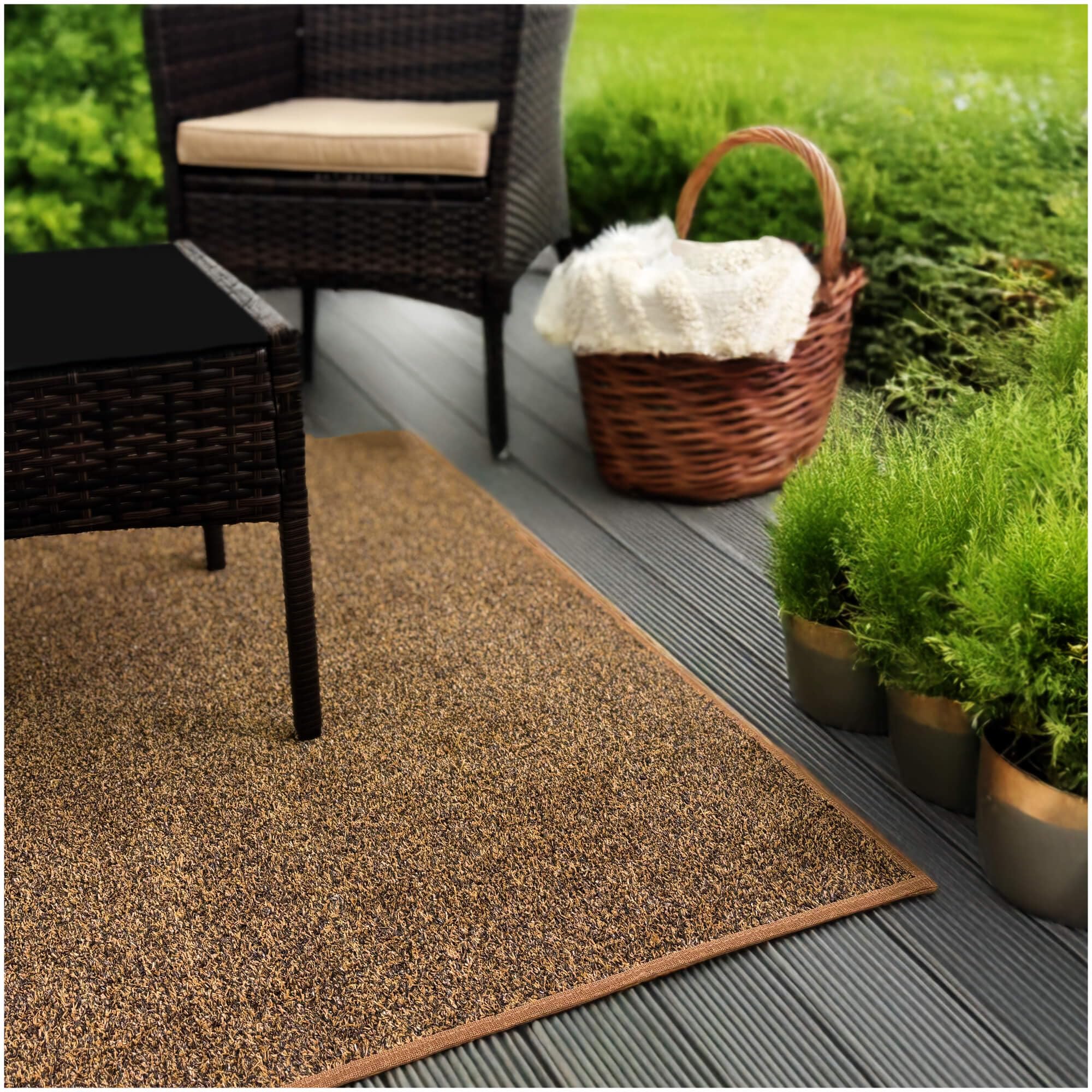 Amazon.com: KOECKRITZ 12'x20' Standard Sizes - Brown/TAN - Economy