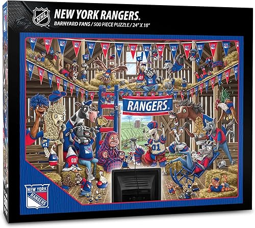 Miniatura 8 de YouTheFan NHL Barnyard Fans - Rompecabezas de 500 piezas