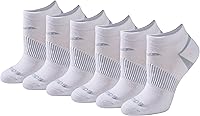 Saucony Women's RunDry Selective Cushion No Show Socks - Arch Support, Moisture Wicking, Breathable Running Socks, 6-12 Pairs S-L