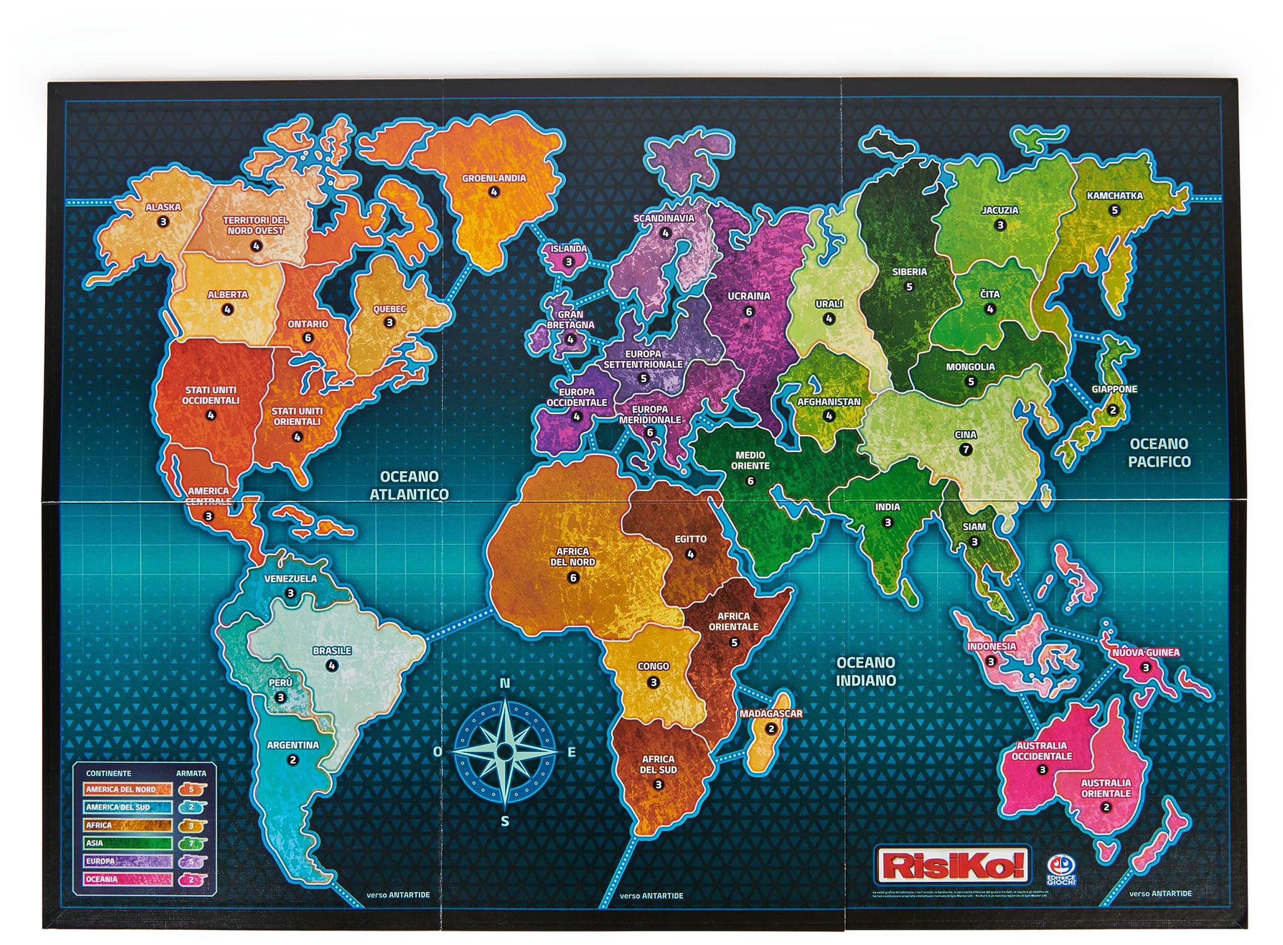 Board Games Wydawca Gry, Risiko, Gry Pudełkowe, Risiko Classico Edition 2023, gry towarzyskie i strategiczne dla rodziny i przyjaciół, gry planszowe dla dorosłych i dzieci, od 3 do 6 graczy, 10+ lat