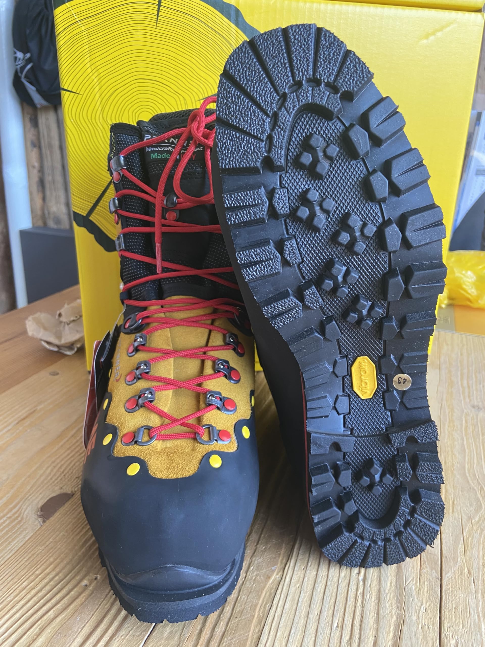 Pfanner Scarpone Antitaglio Extreme Classe 2 in Pelle Perwanger TG 44
