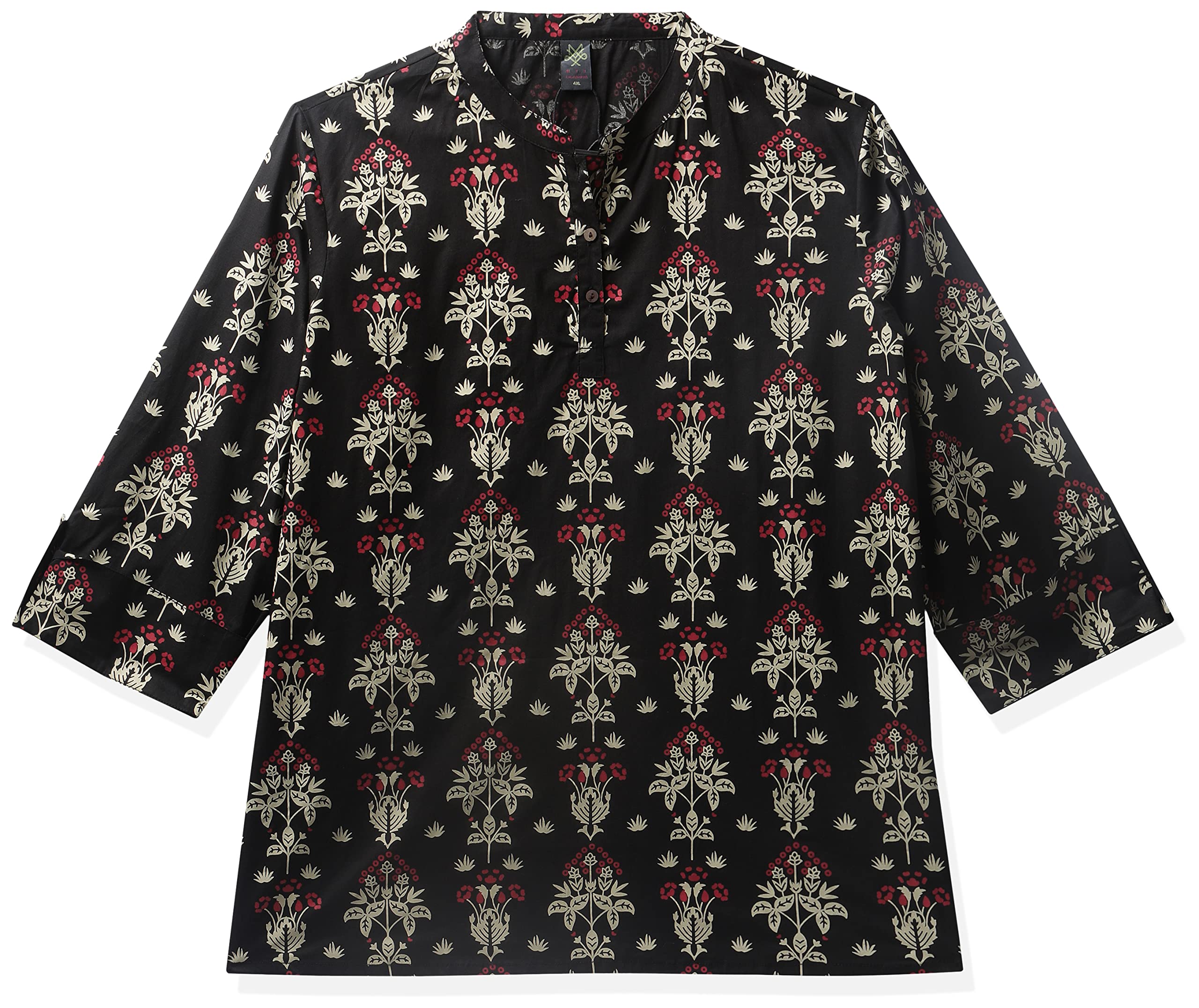 Amazon Brand - MyxWomen's Cotton Regular Fit Casual Kurti