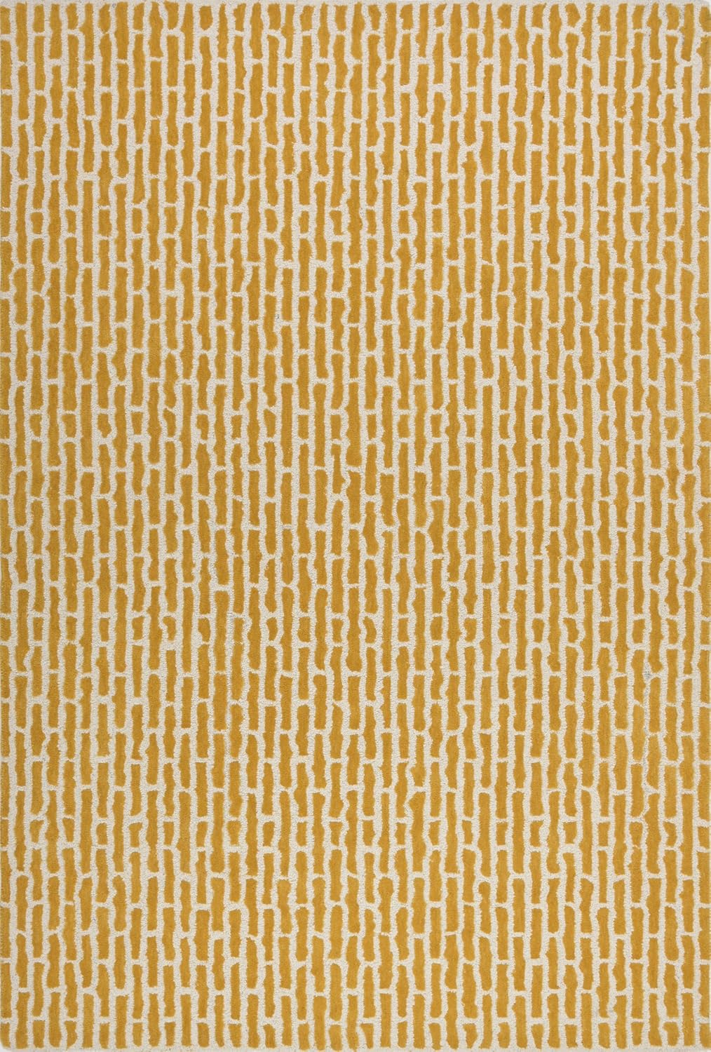 Modern Hand-Tufted Wool Area Rug - 100% Wool, Soft, Durable and Thick Carpet, Abstract Geometric Pattern, Perfect for Living Room, Bedroom, Dining Room & Kitchen Decor (Navy, 2.6' x 8')