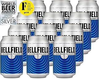 Bellfield Brewery: Bohemian Pilsner Cans (12x330ml gluten-free beer)