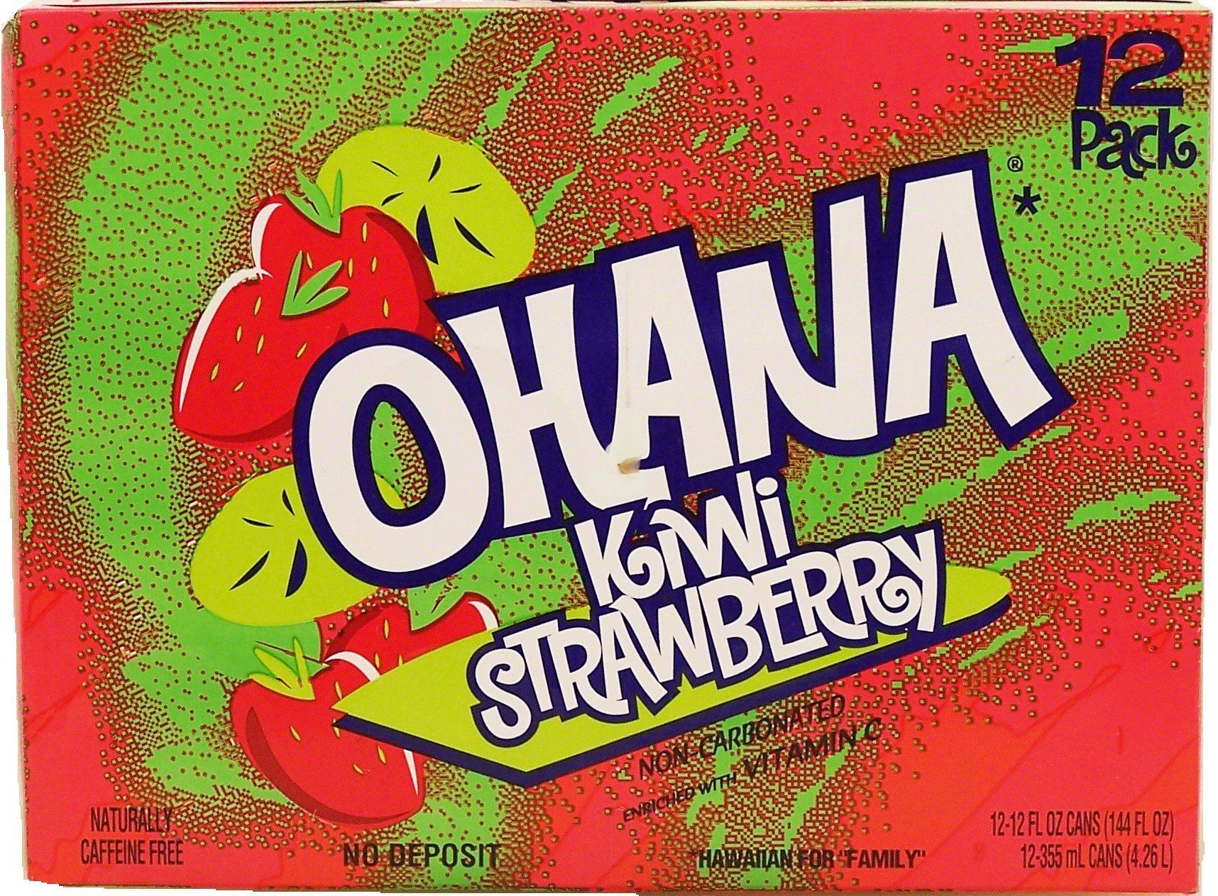 Ohana♡　ジーベン90缶 Amazon.com : Faygo - Ohana Kiwi Strawberry Soda - 12 Pack of 12-oz