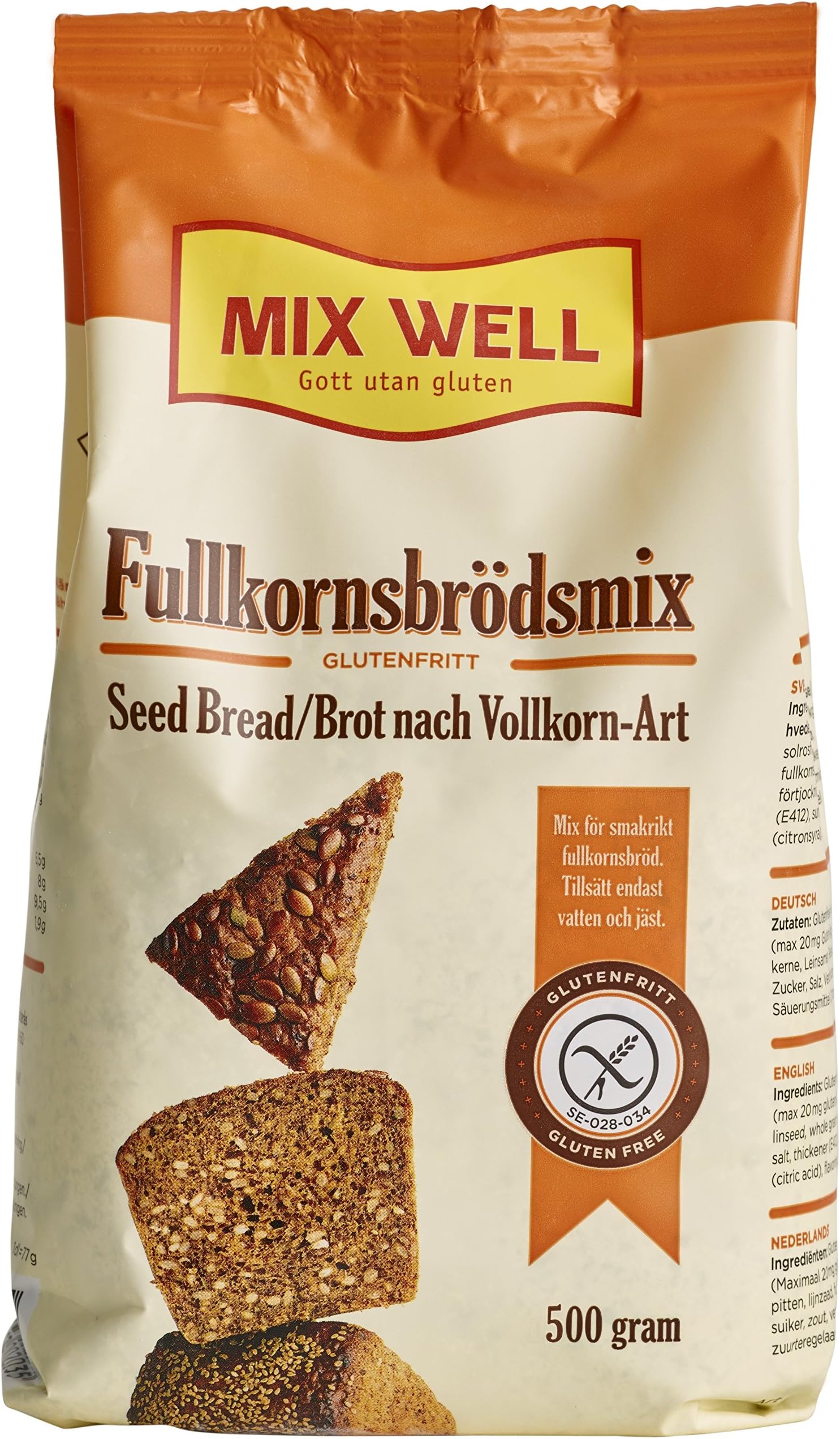 Gluten free seed bread mix 500g